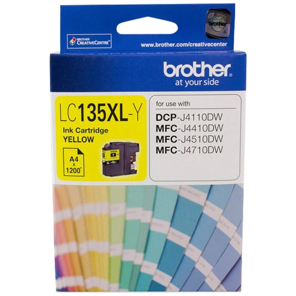 1 Brother LC 135XL Ink Cartridge Yellow, 1 of 2