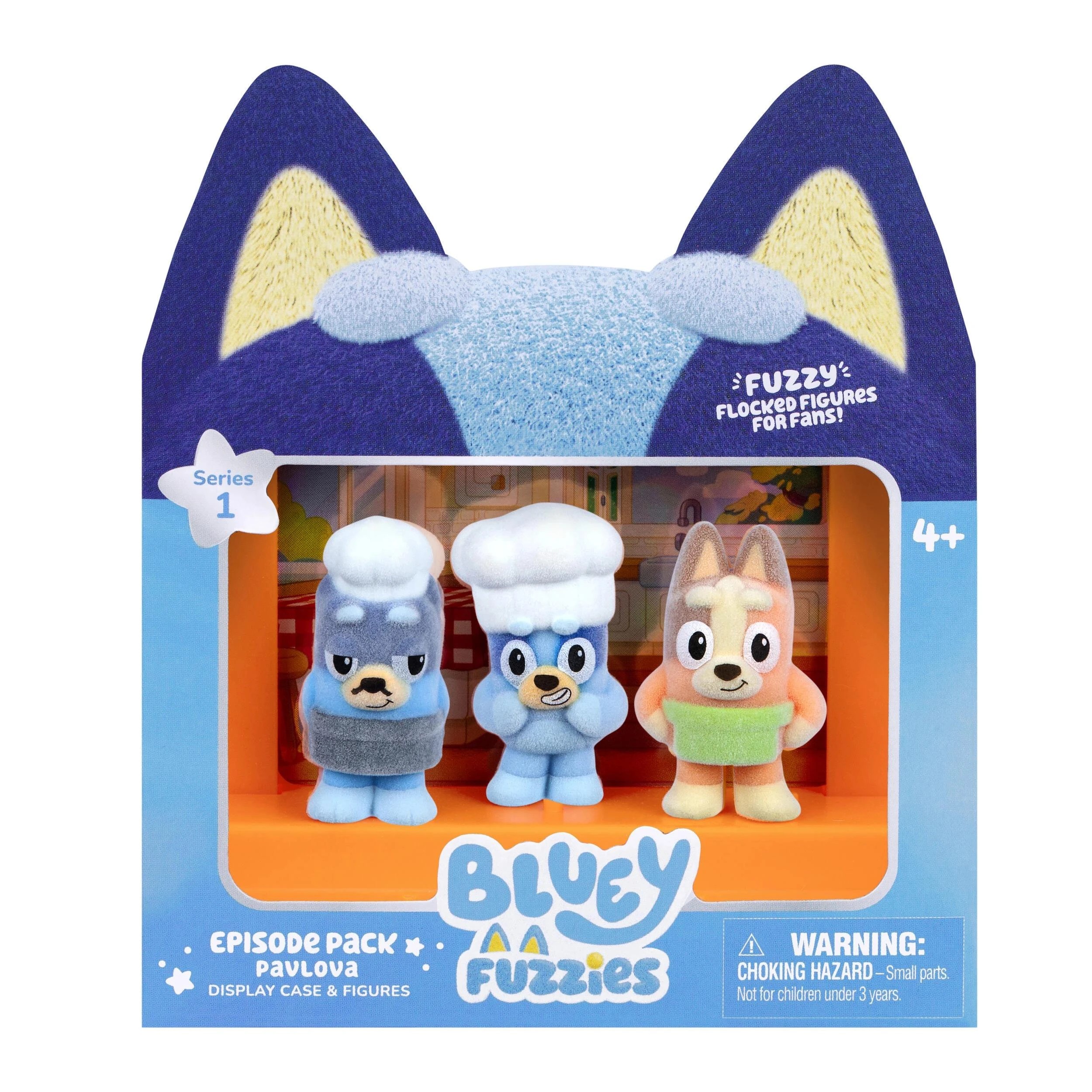 3 Bluey Fuzzies Collectible Episode Pack - Assorted - Multi, 3 of 10