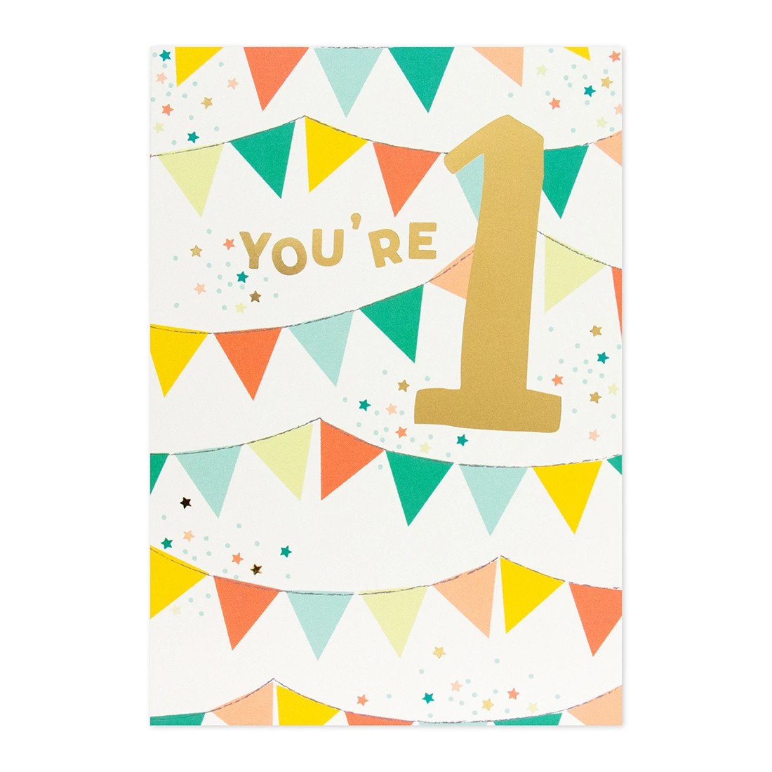 3 Connections from Hallmark 1st Birthday Card - You're 1, 3 of 3