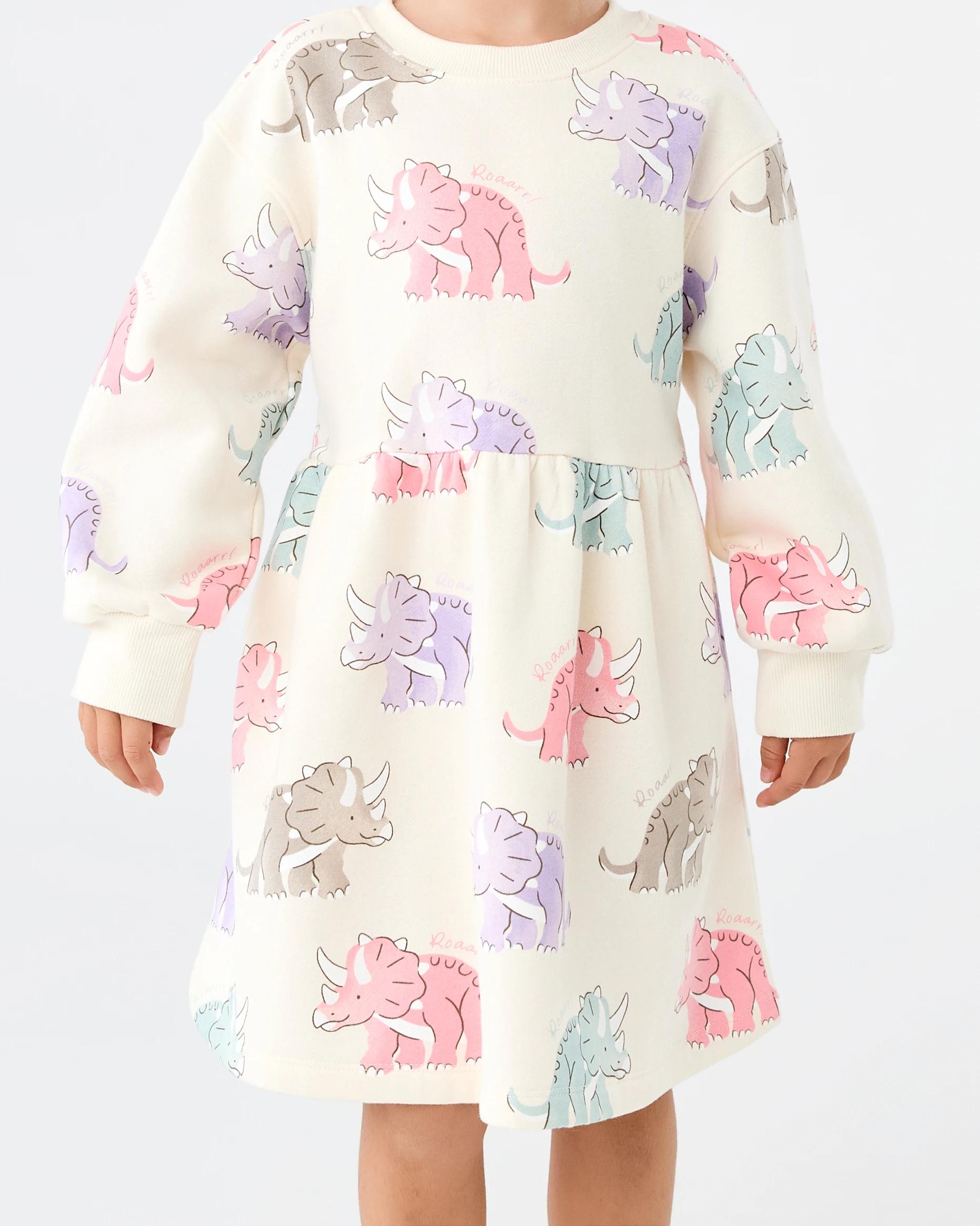 8 Fleece Dress Bge Dino, 8 of 8