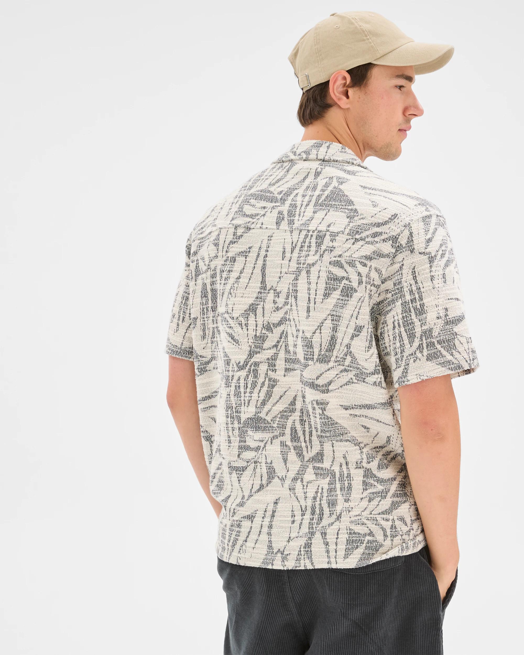 6 Commons Australian Cotton Blend Jacquard Resort Shirt , 6 of 6