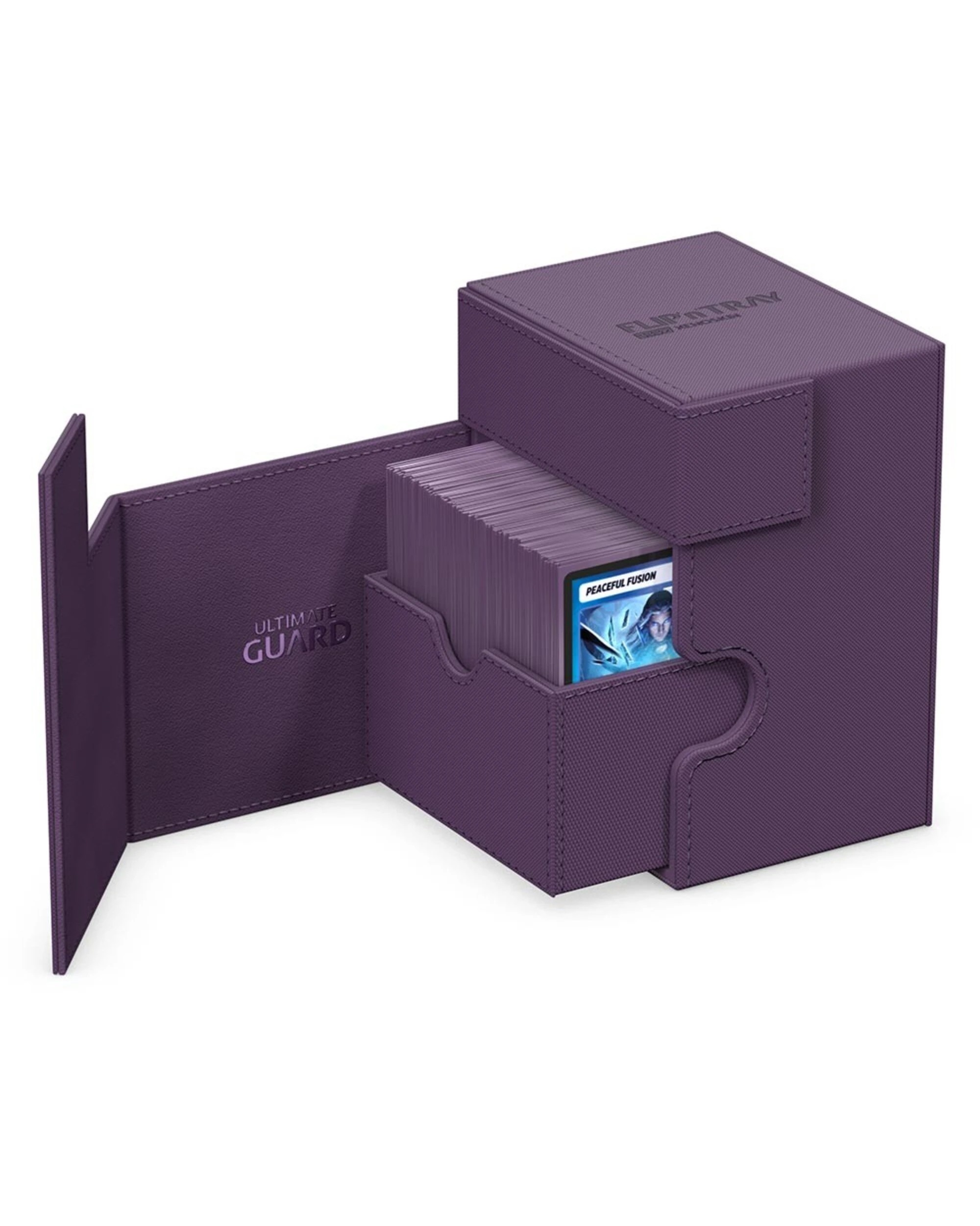 2 Ultimate Guard TCG - XenoSkin Flip'n'Tray 133+ Deck Box - Purple, 2 of 3