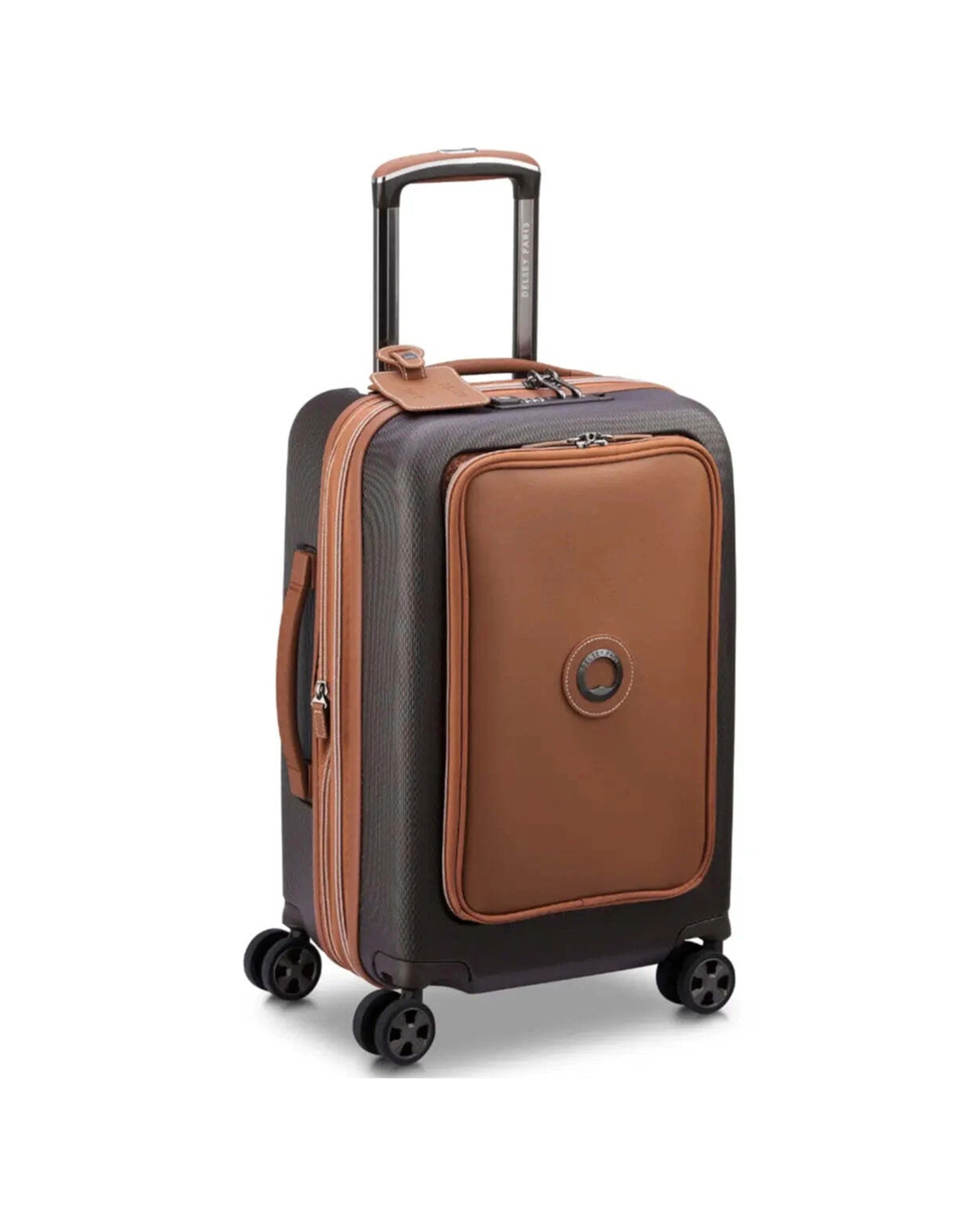 3 Delsey Chatelet Air 2.0 55 cm Expandable Laptop Cabin Suitcase TSA Lock - Brown, 3 of 6
