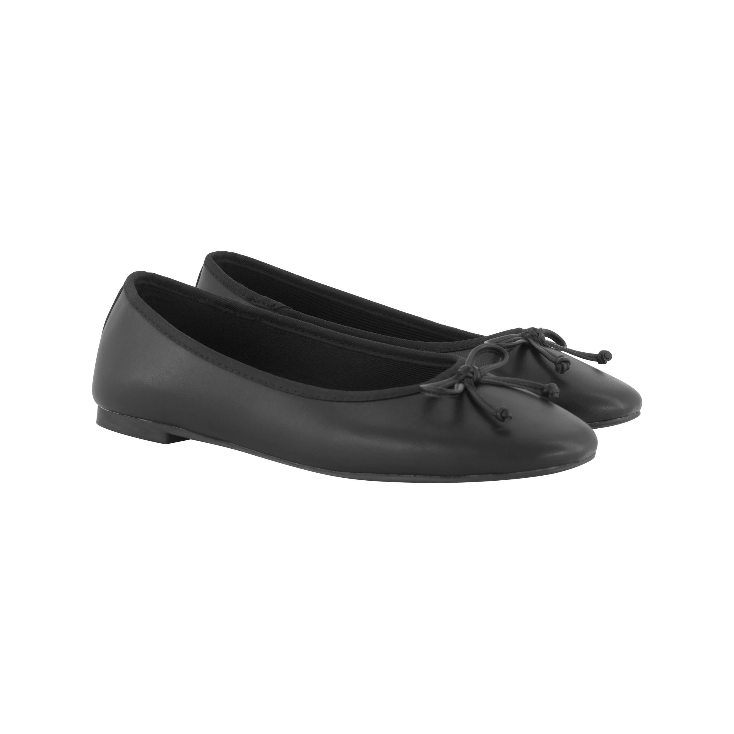 3 Bow Ballet Flats Black, 3 of 3