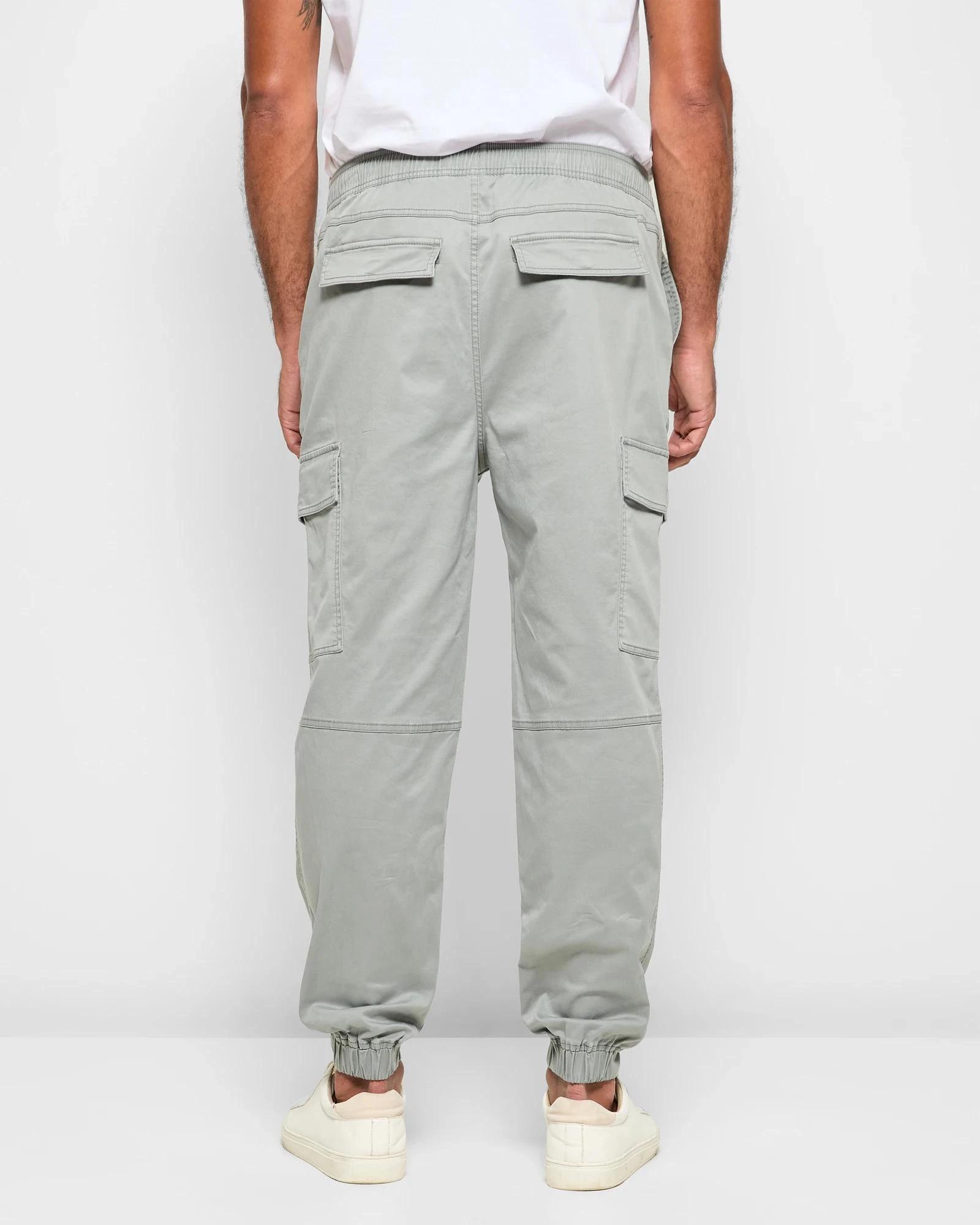 4 Target Man Australian Cotton Cargo Jogger Pants STORM GREY, 4 of 5