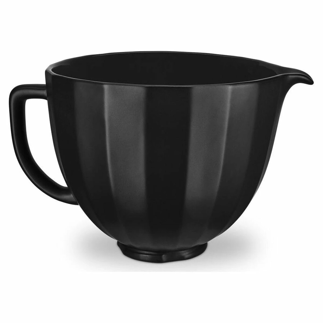 2 KitchenAid 4.7L Shell Ceramic Mixing Bowl Black, 2 of 4