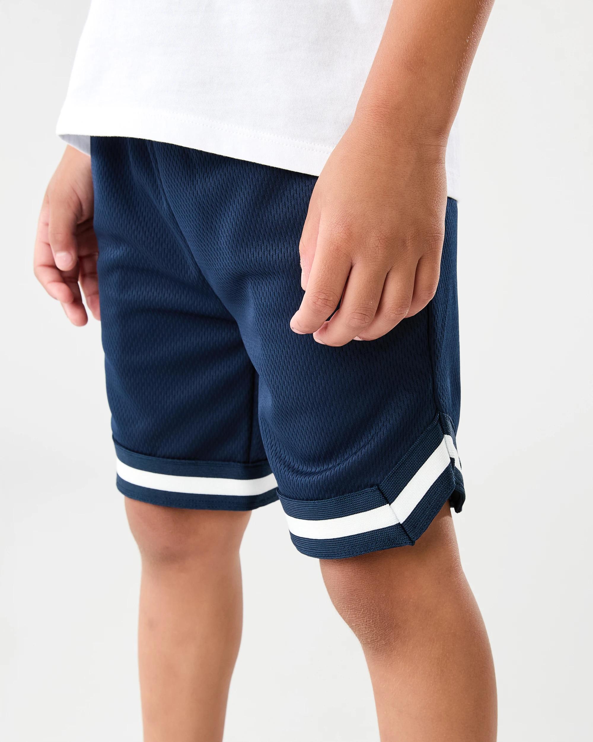 5 Mesh Basketball Shorts DRESS BLUE, 5 of 7