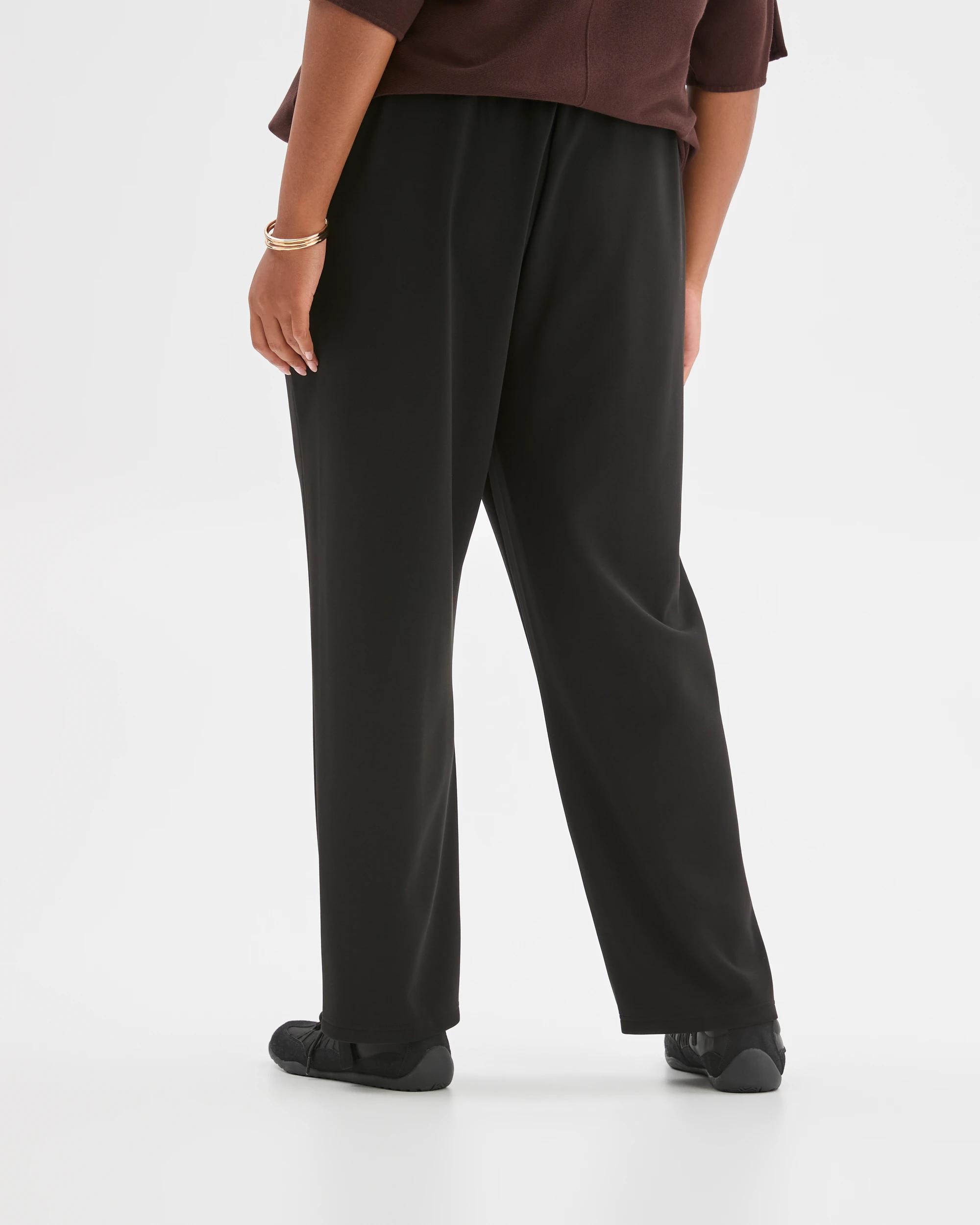 4 Target Curve Plus Size Active Studio Lounge Pants BLACK, 4 of 6