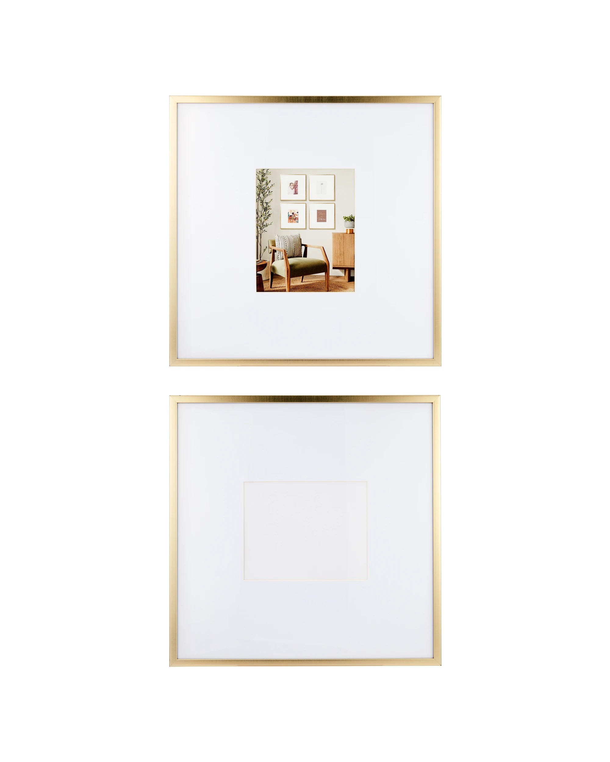 1 2 Piece Gallery Frame Set - Gold Look, 1 of 6