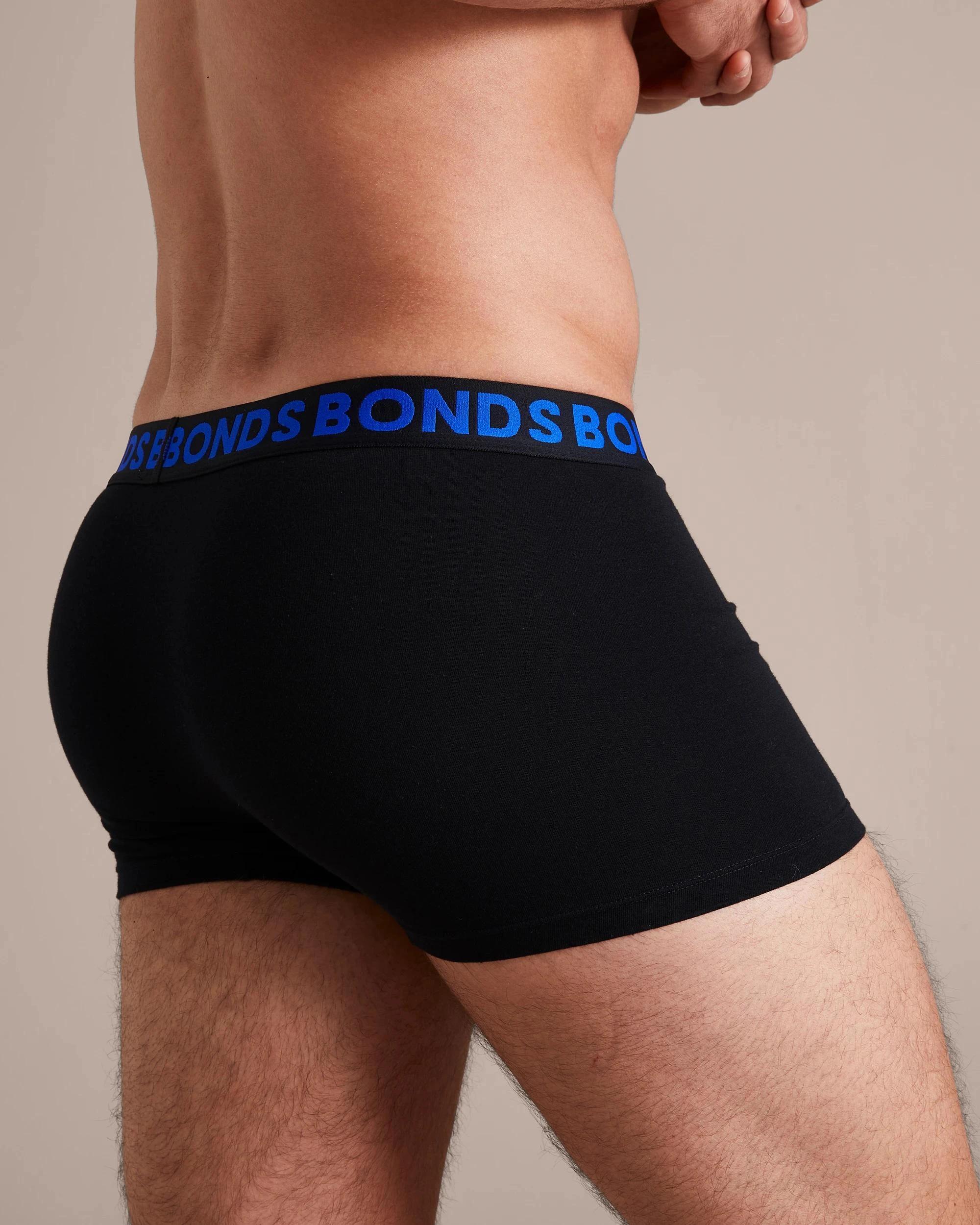 9 Bonds 3 Pack Everyday Trunks BLACK, 9 of 10