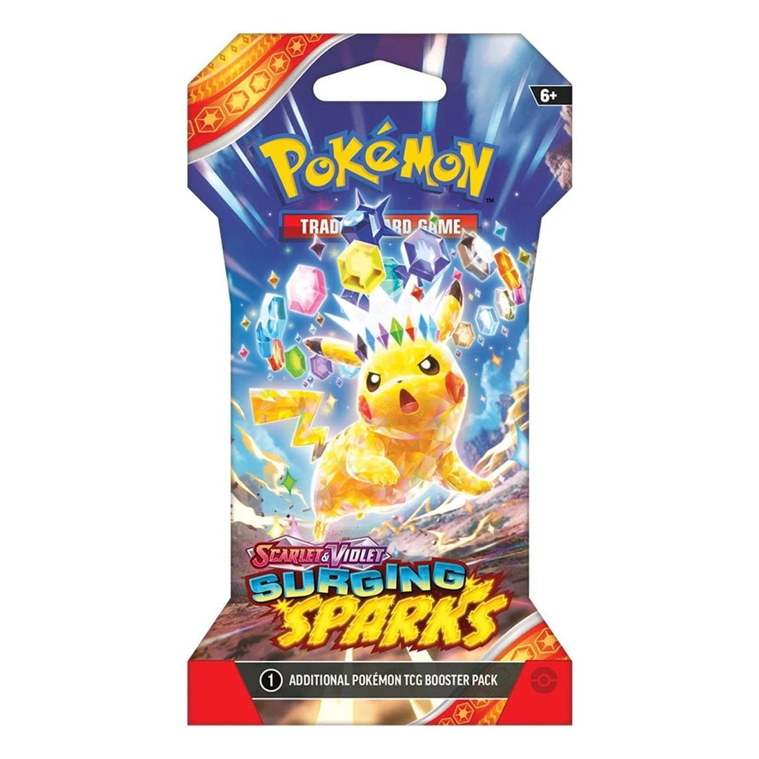 2 Pokemon Trading Card Game: Scarlet & Violet - Surging Sparks Blister Pack - Assorted, 2 of 6