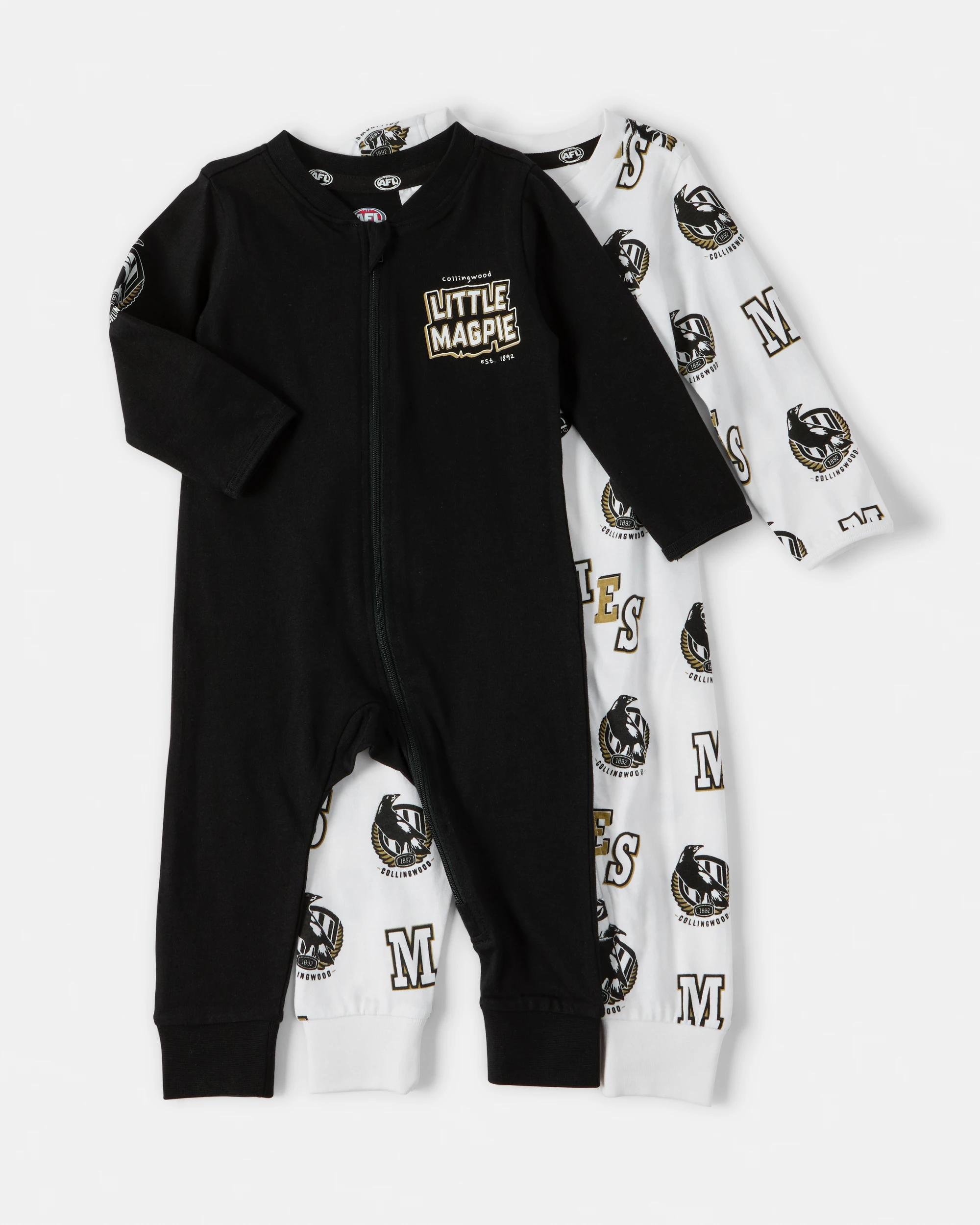 1 2 Pack Official AFL Baby Coveralls Collwood, 1 of 7