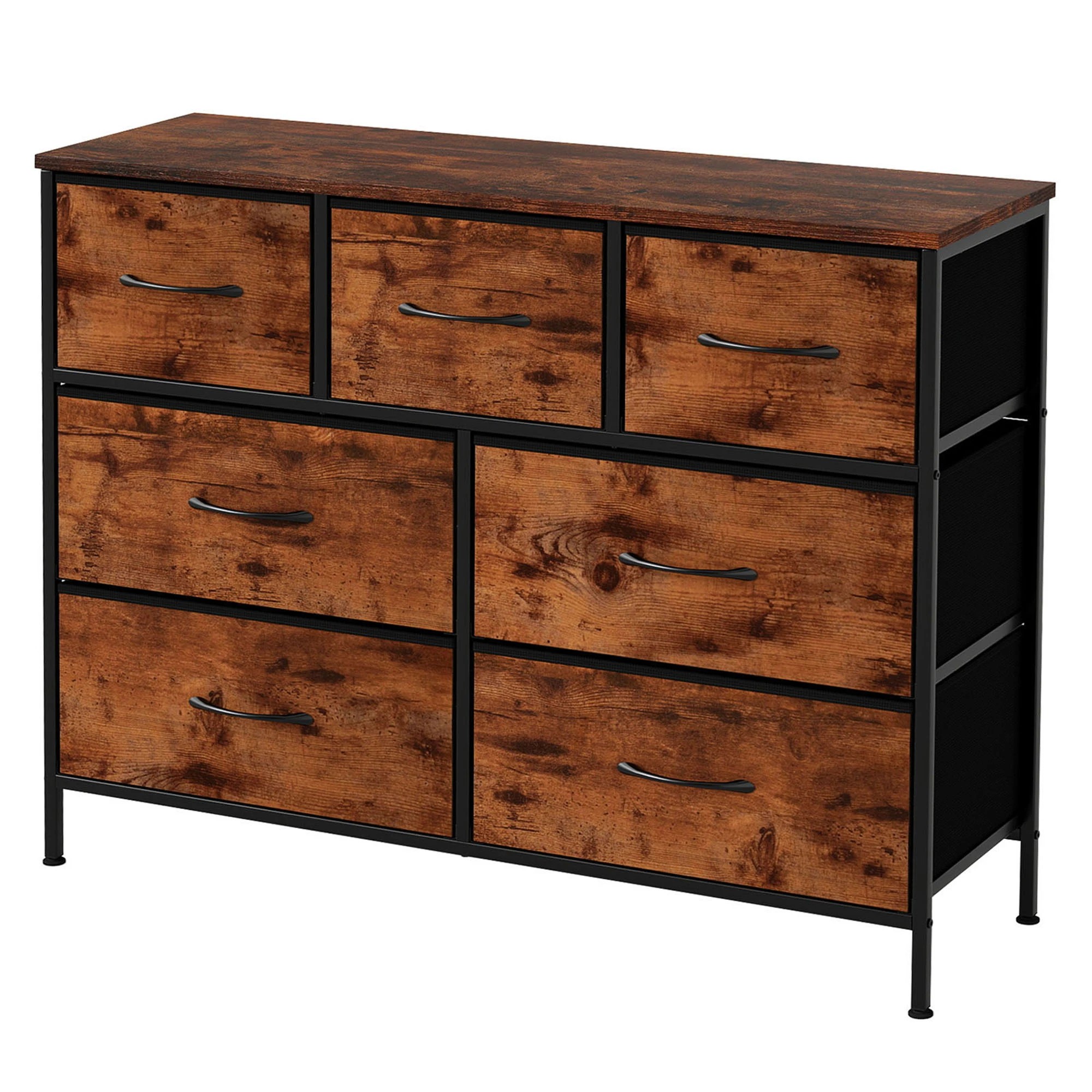 1 Levede Chest of Drawers 7 Drawer - Brown, 1 of 10