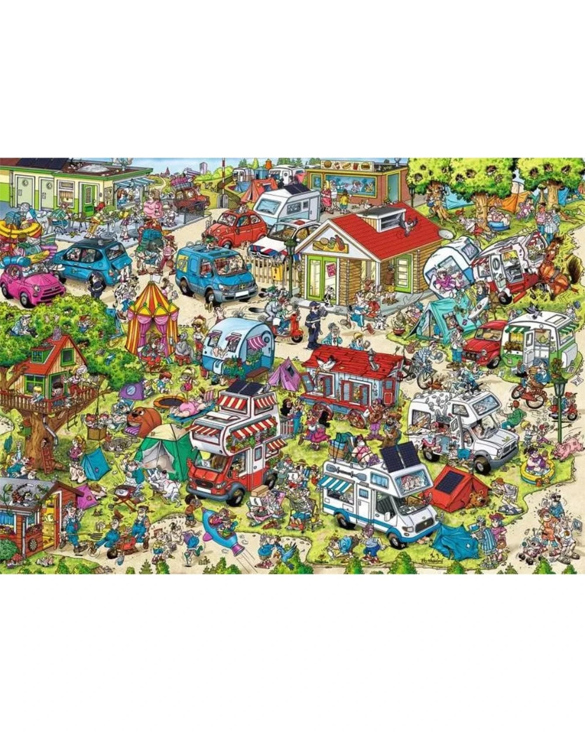 2 Ravensburger Holiday Resort 1 The Campsite 1000 Piece Jigsaw Puzzle, 2 of 2