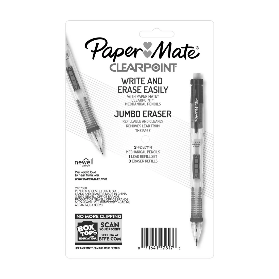 2 Paper Mate Clearpoint Mechanical Pencil 0.7mm Assorted 3 Pack, 2 of 2