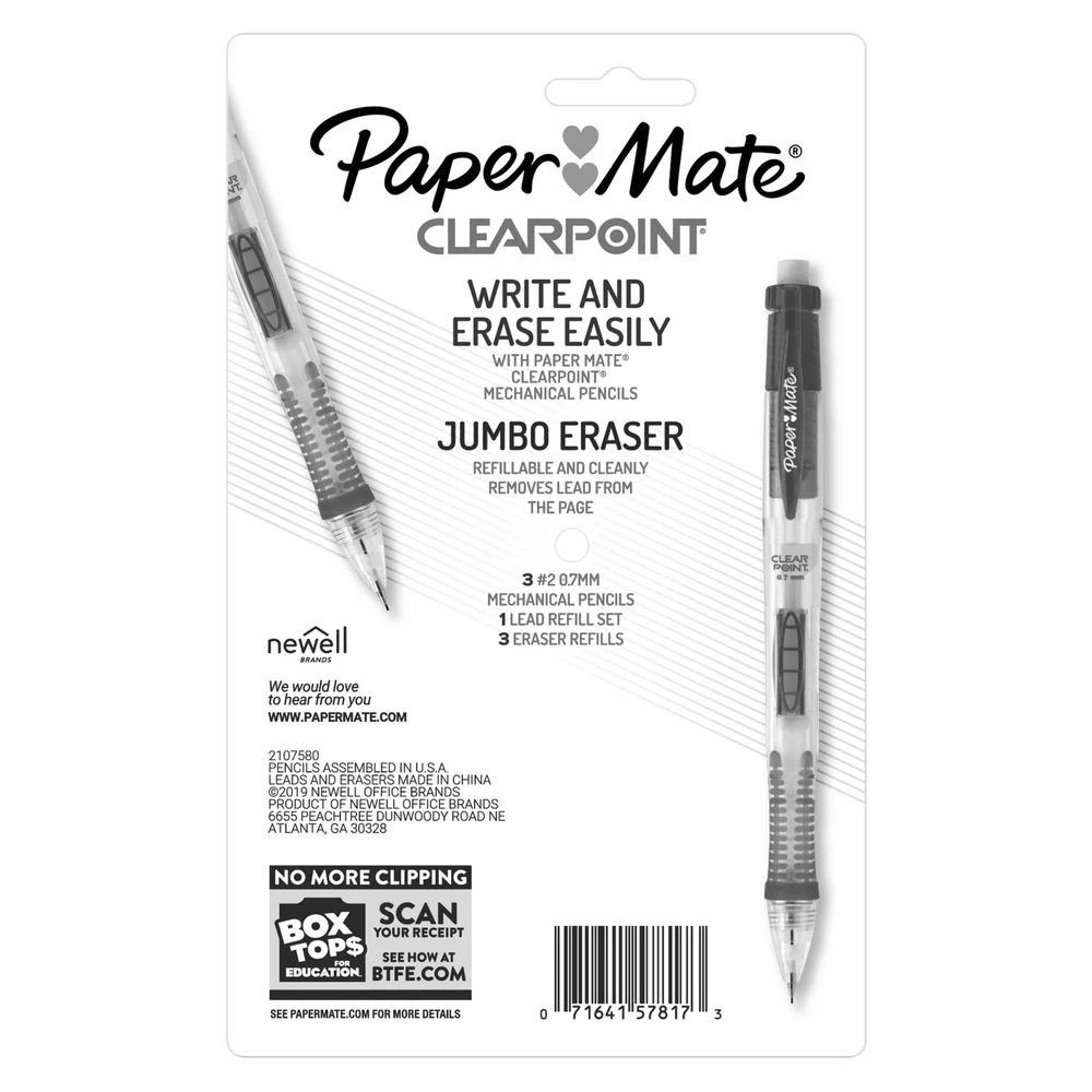 2 Paper Mate Clearpoint Mechanical Pencil 0.7mm Assorted 3 Pack, 2 of 2