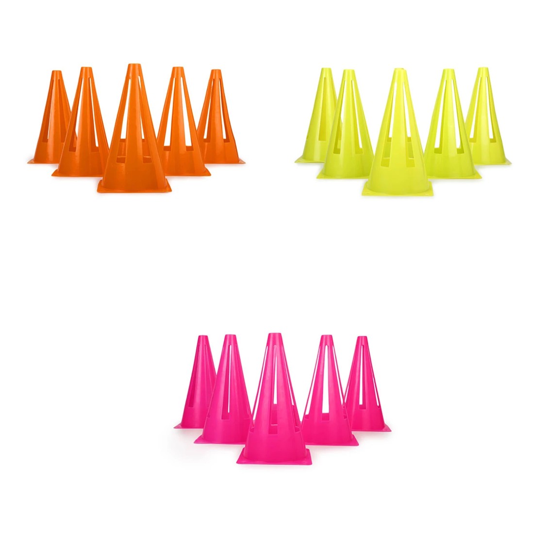 1 6 Pack Training Cones - Assorted, 1 of 9
