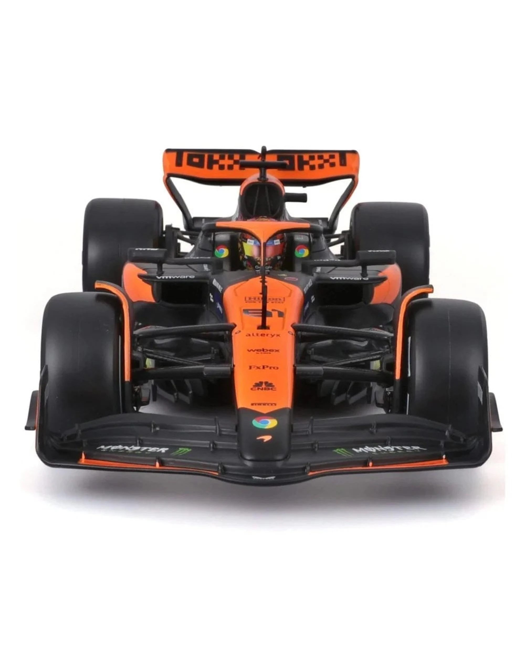 6 Bburago F1 2024 McLaren MCL38 #81 Piastri with Helmet 1:24 Diecast Model Kit, 6 of 9