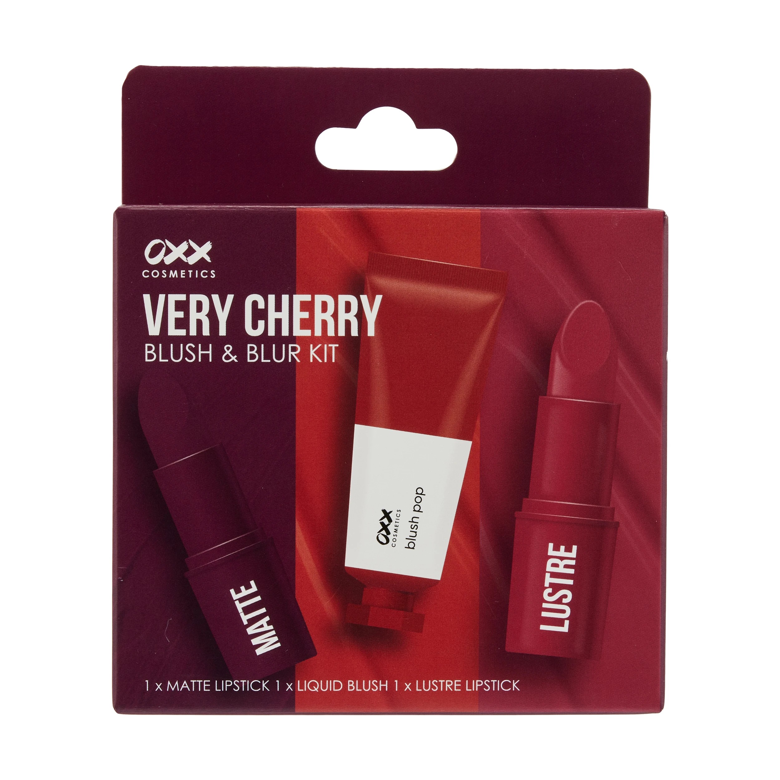 1 OXX Cosmetics Very Cherry Blush and Blur Kit, 1 of 7