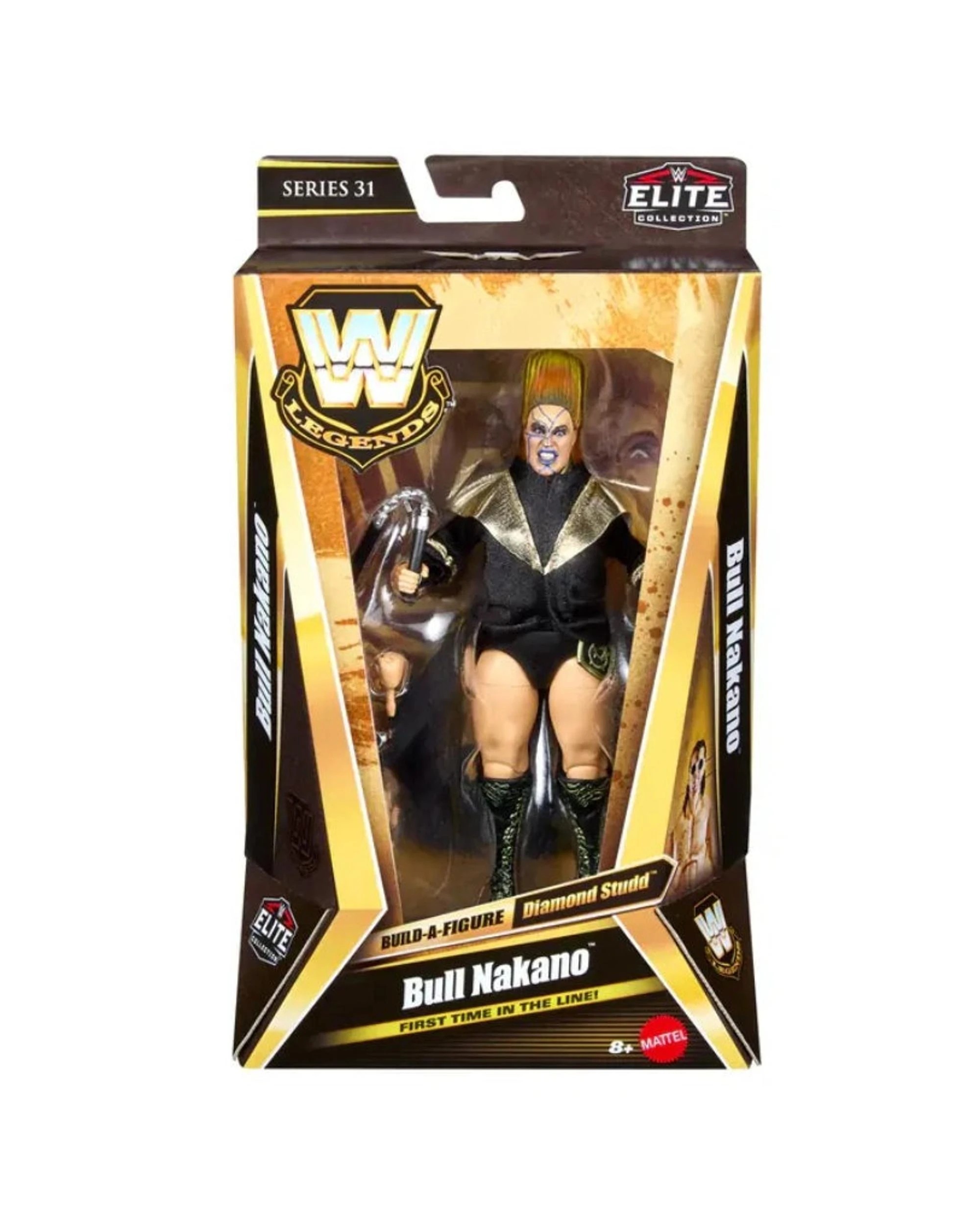 1 WWE Elite Collection Legends Bull Nakano Action Figure, 1 of 6