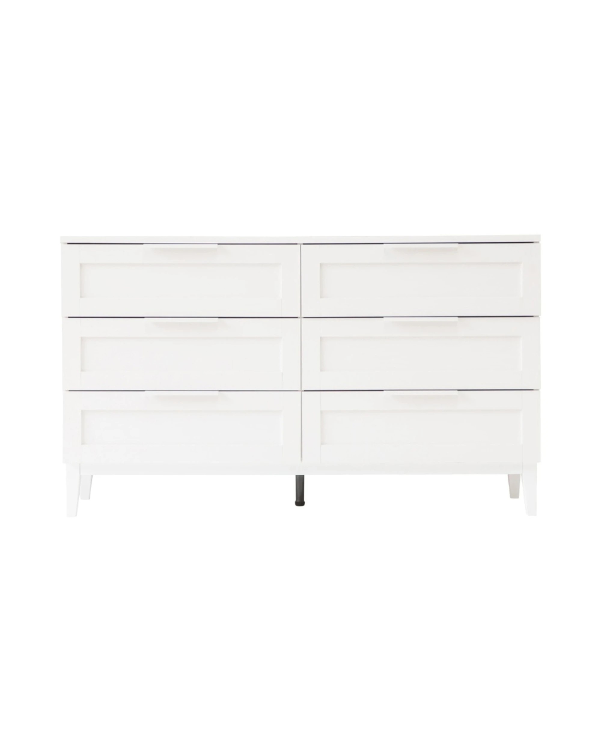 4 Alpine Bay Tenley 6 Drawer Chest 130cm - White, 4 of 9