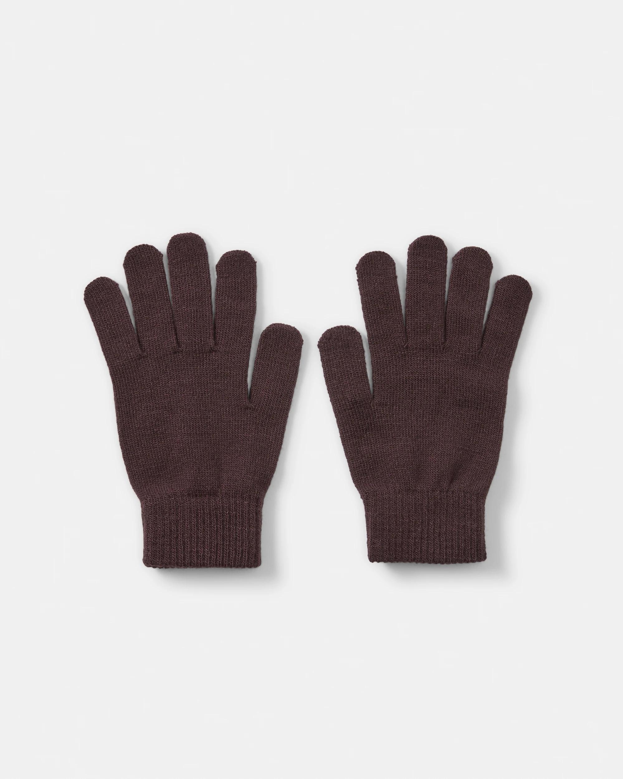 1 Touchscreen Gloves Choc Plum, 1 of 3