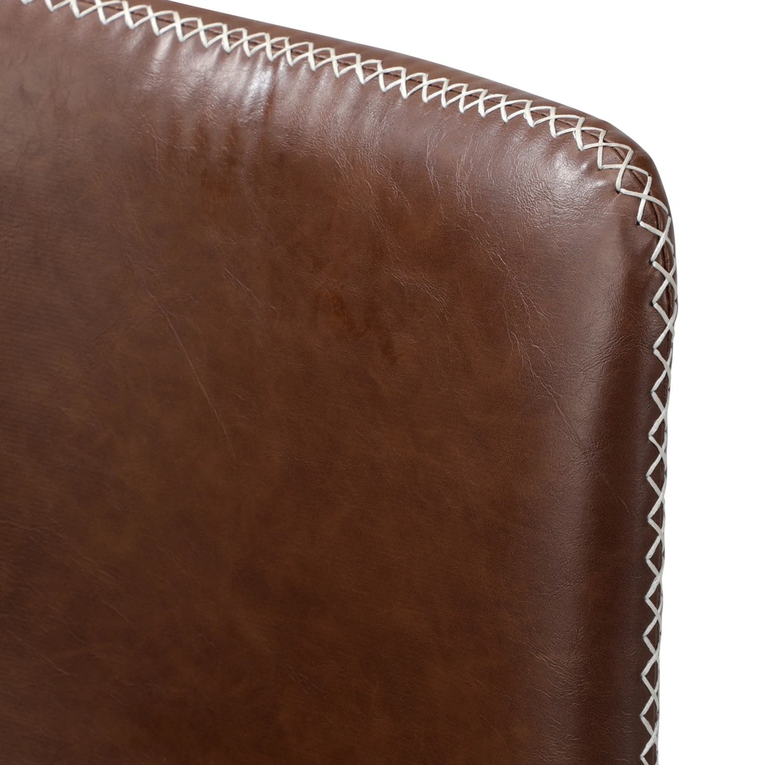 10 Oikiture 2x Dining Chairs Kitchen Chair Lounge Retro Padded Seat Pu
 - Brown, 10 of 10