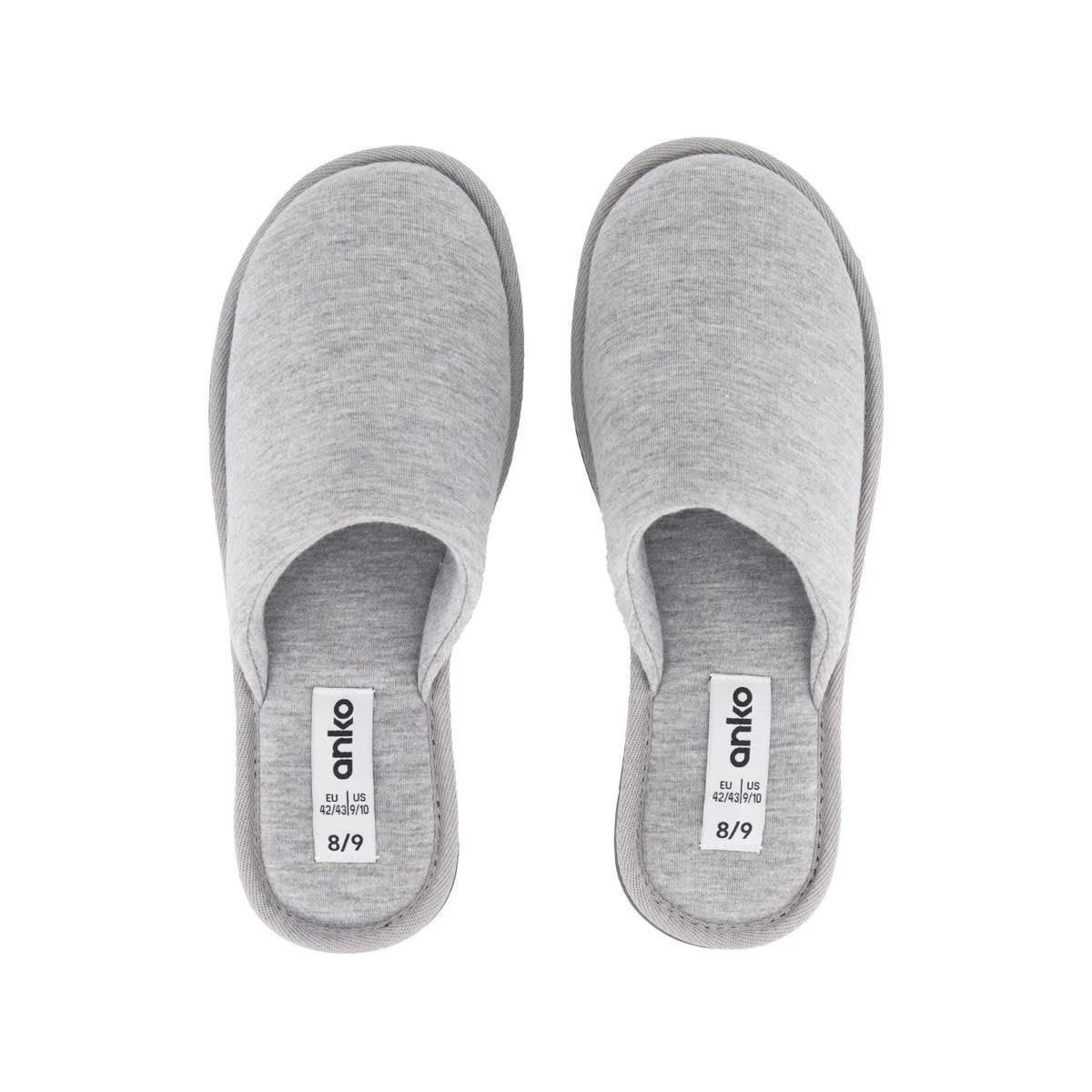 2 Windsor Slipper Scuffs LIGHT GREY, 2 of 3