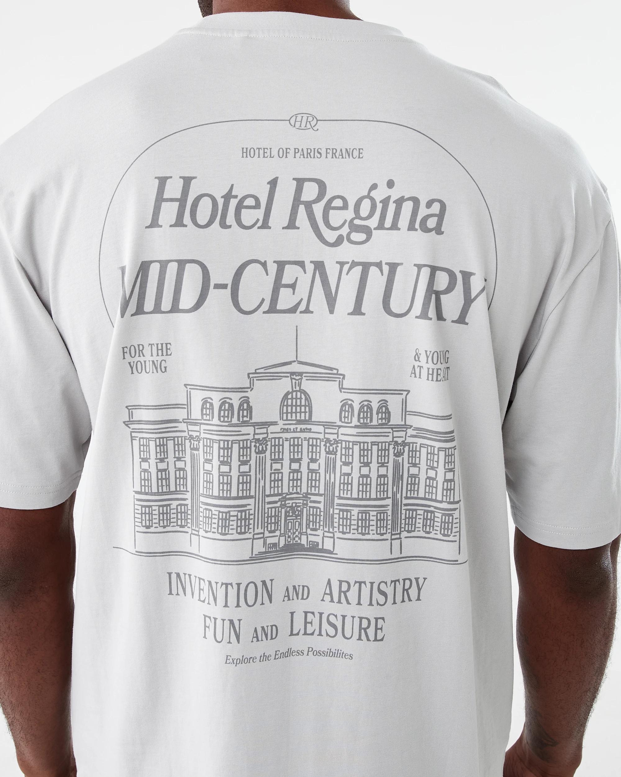 7 Oversized Print T-shirt Gry Hotl, 7 of 7