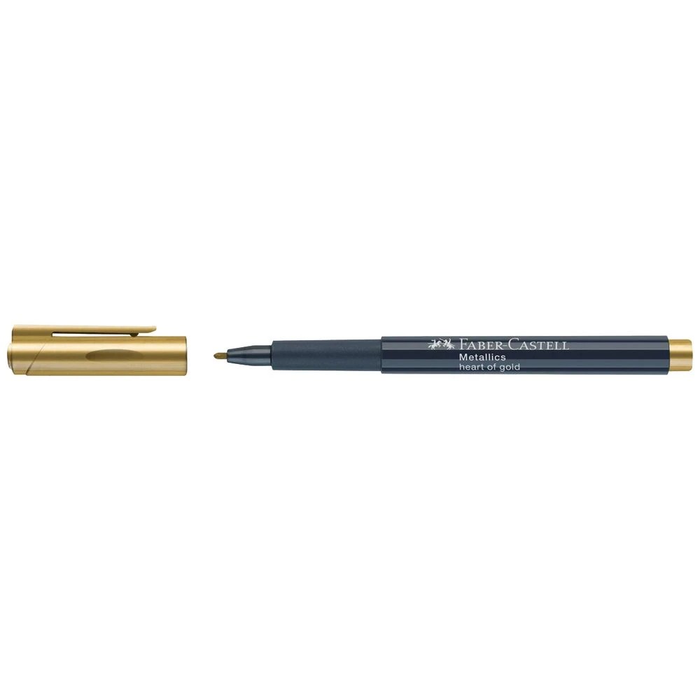 1 Faber-Castell Metallic Permanent Marker Heart of Gold, 1 of 6