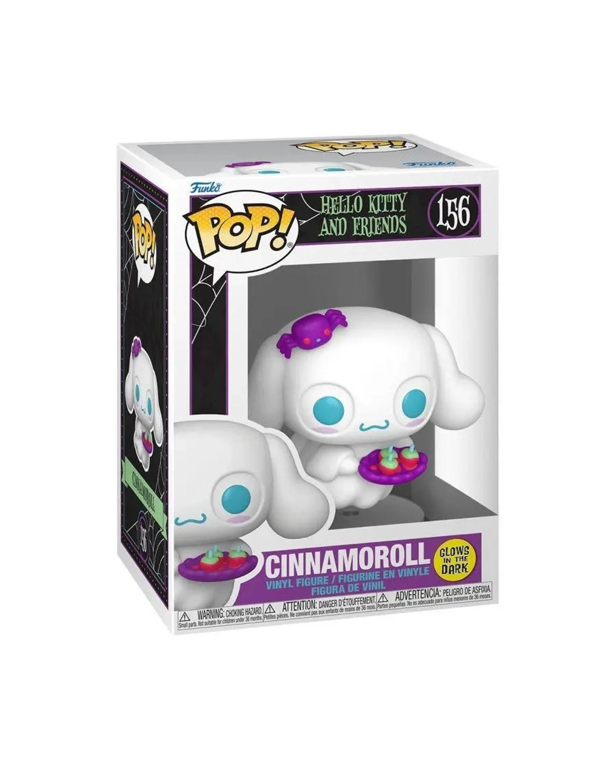 4 Sanrio Hello Kitty and Friends Cinnamoroll Spooky Glow In The Dark Funko POP! Vinyl, 4 of 4