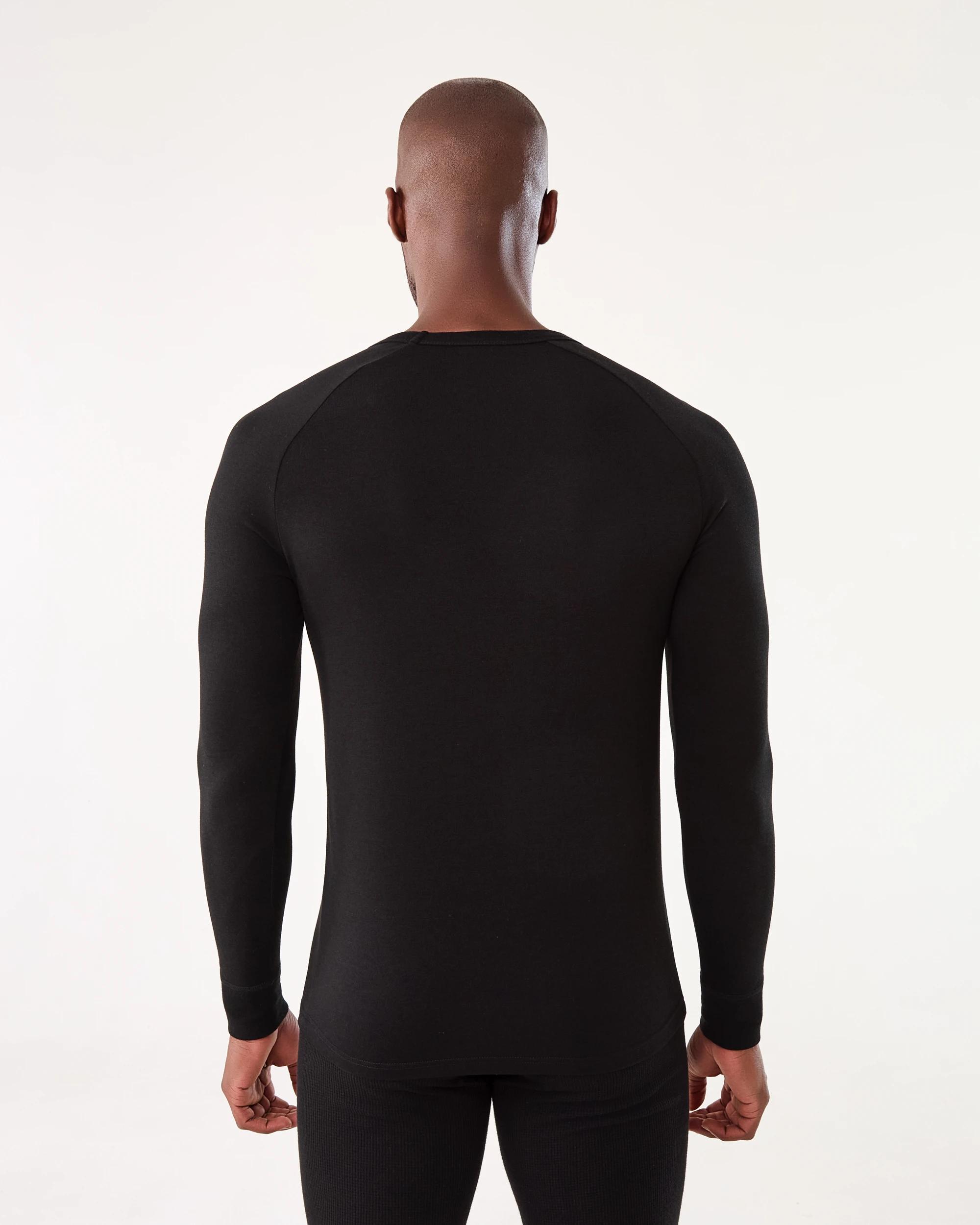 3 Long Sleeve Thermal Top Black, 3 of 4