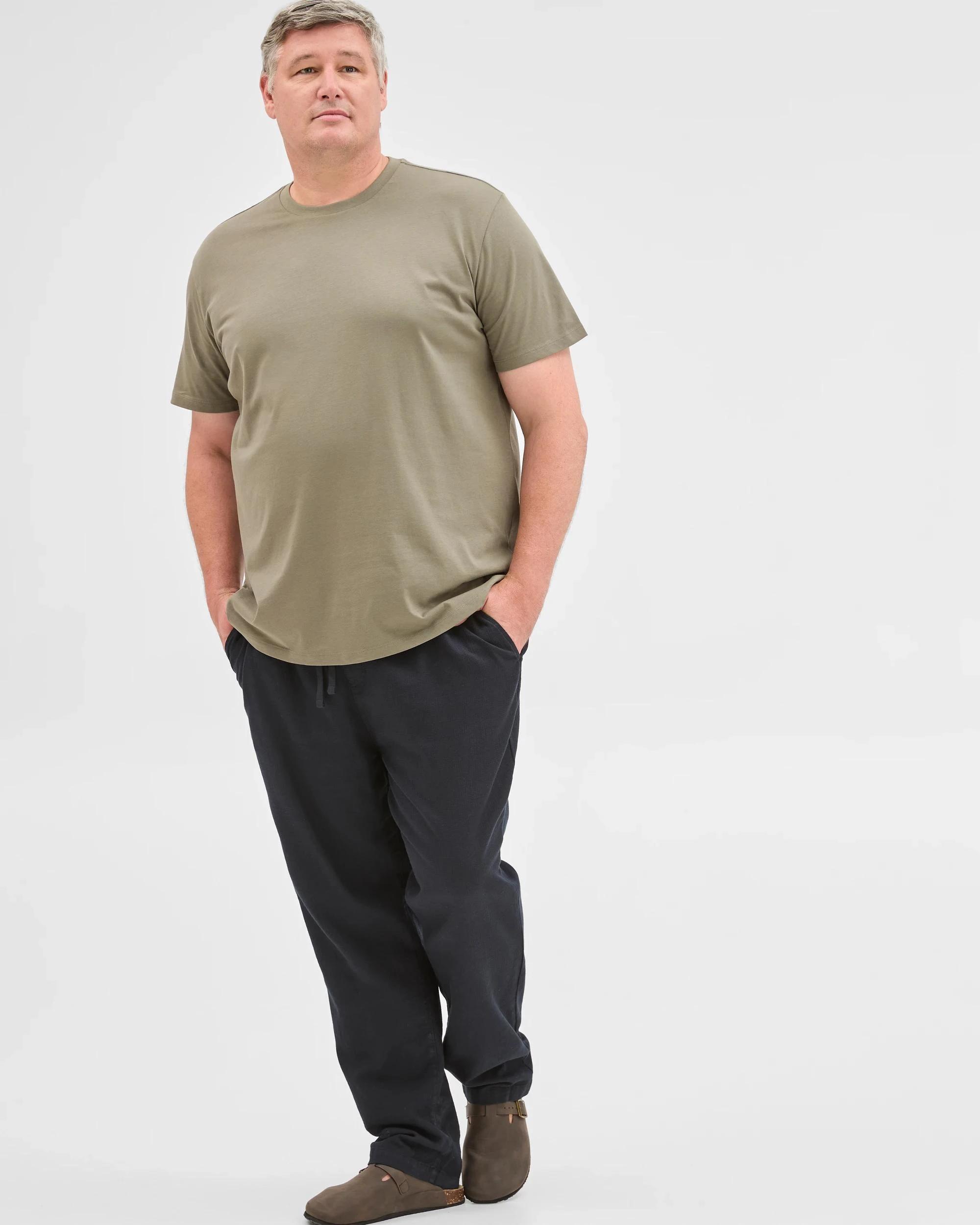 2 Target Man Plus Plus Size Australian Cotton Crew T-Shirt BASIL, 2 of 5