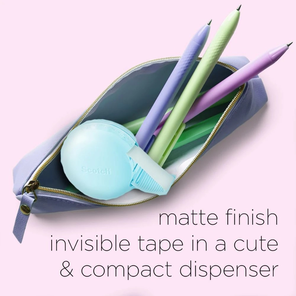 5 Scotch Magic 810 Tape Macaron Dispenser Green 18mm x 10m, 5 of 6