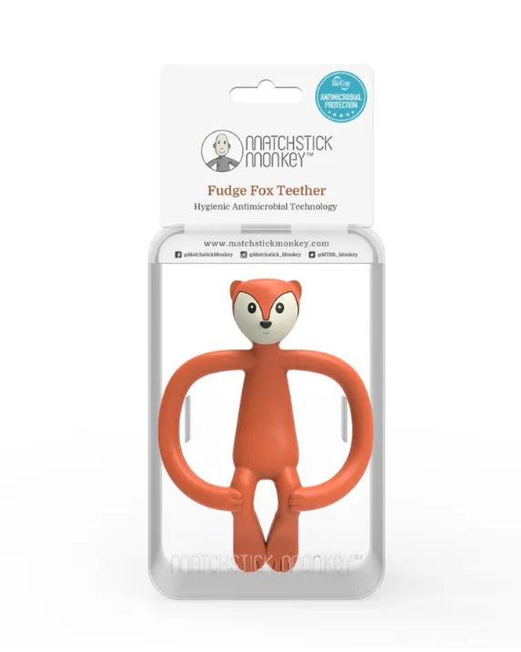 4 Matchstick Monkey Fox Teether, 4 of 4