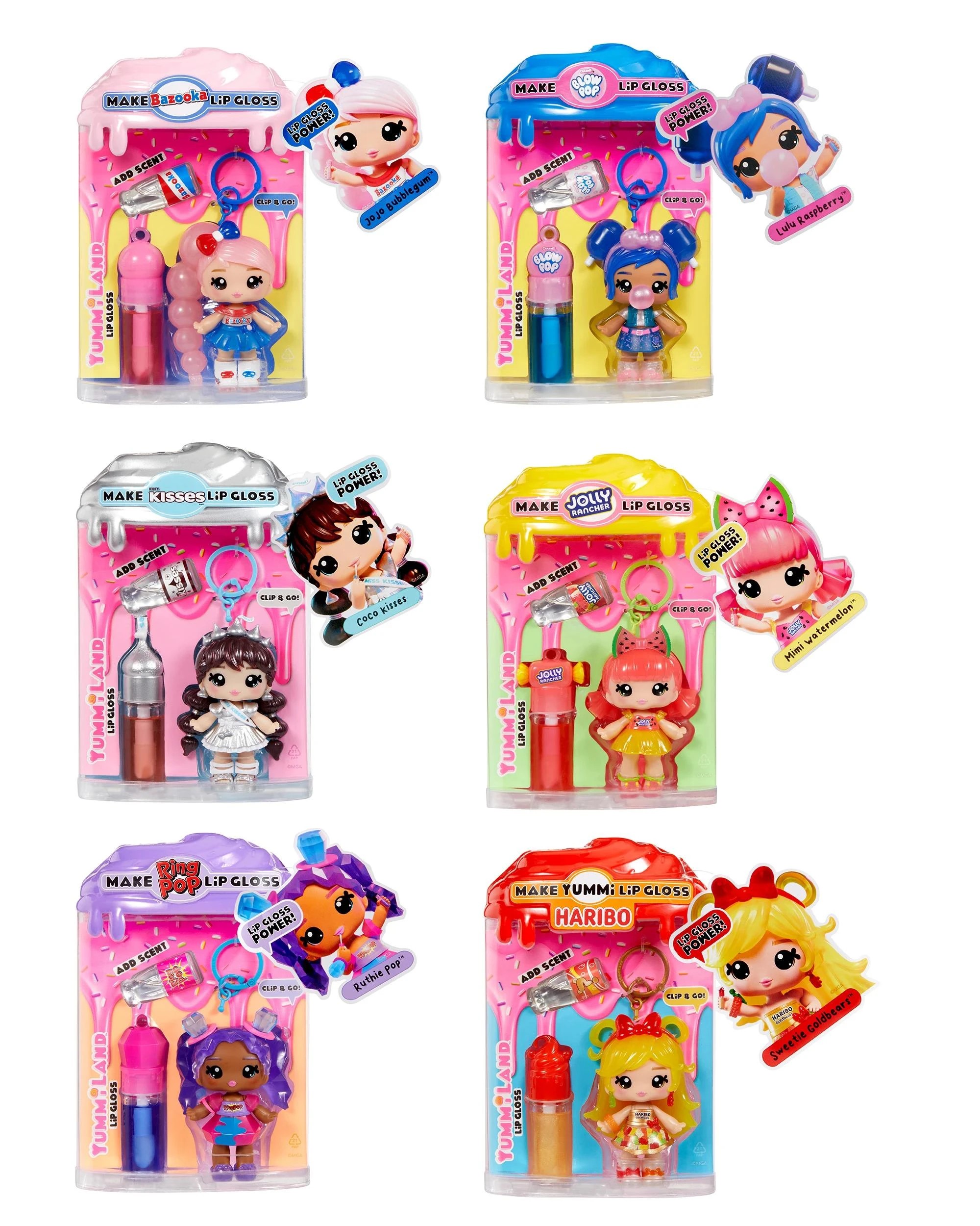 1 Yummiland Lip Gloss Dolls: Licensed Sweets - Assorted, 1 of 6