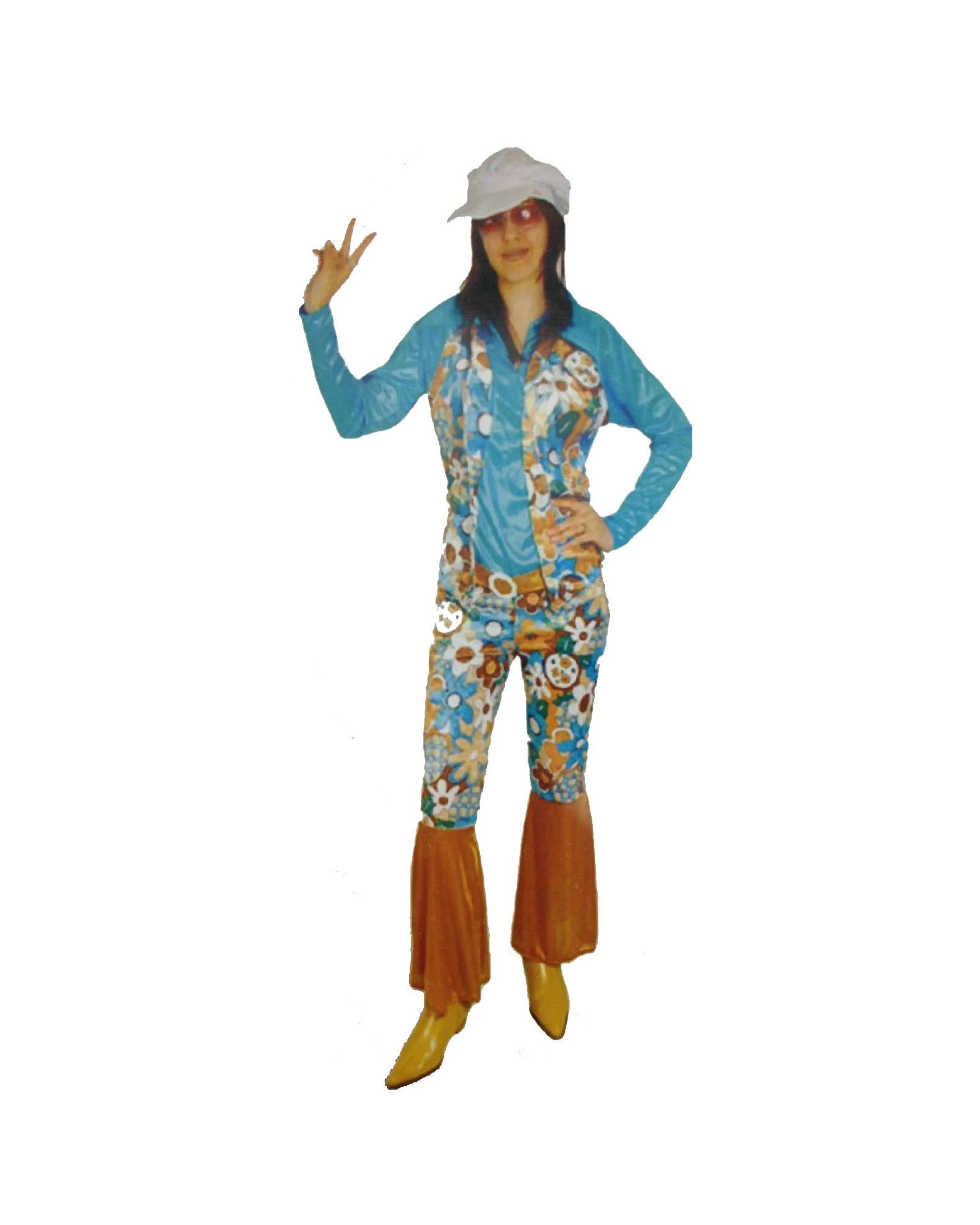 1 BR Costumes Women's Hippie Fancy Dress Costume - One Size, 1 of 2