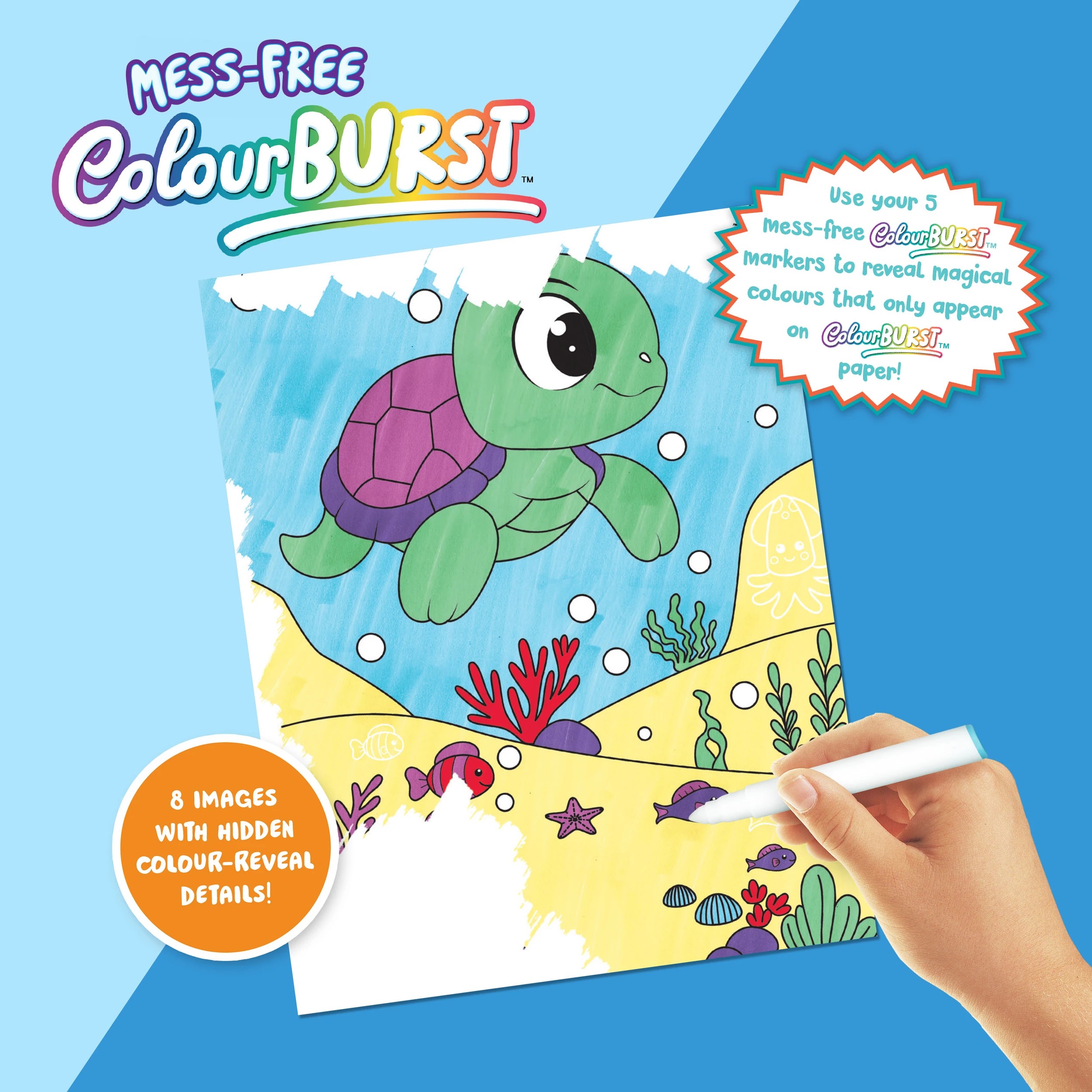 6 INKredibles Mess-Free ColourBurst Ocean Adventures Activity Kit - Book, 6 of 6