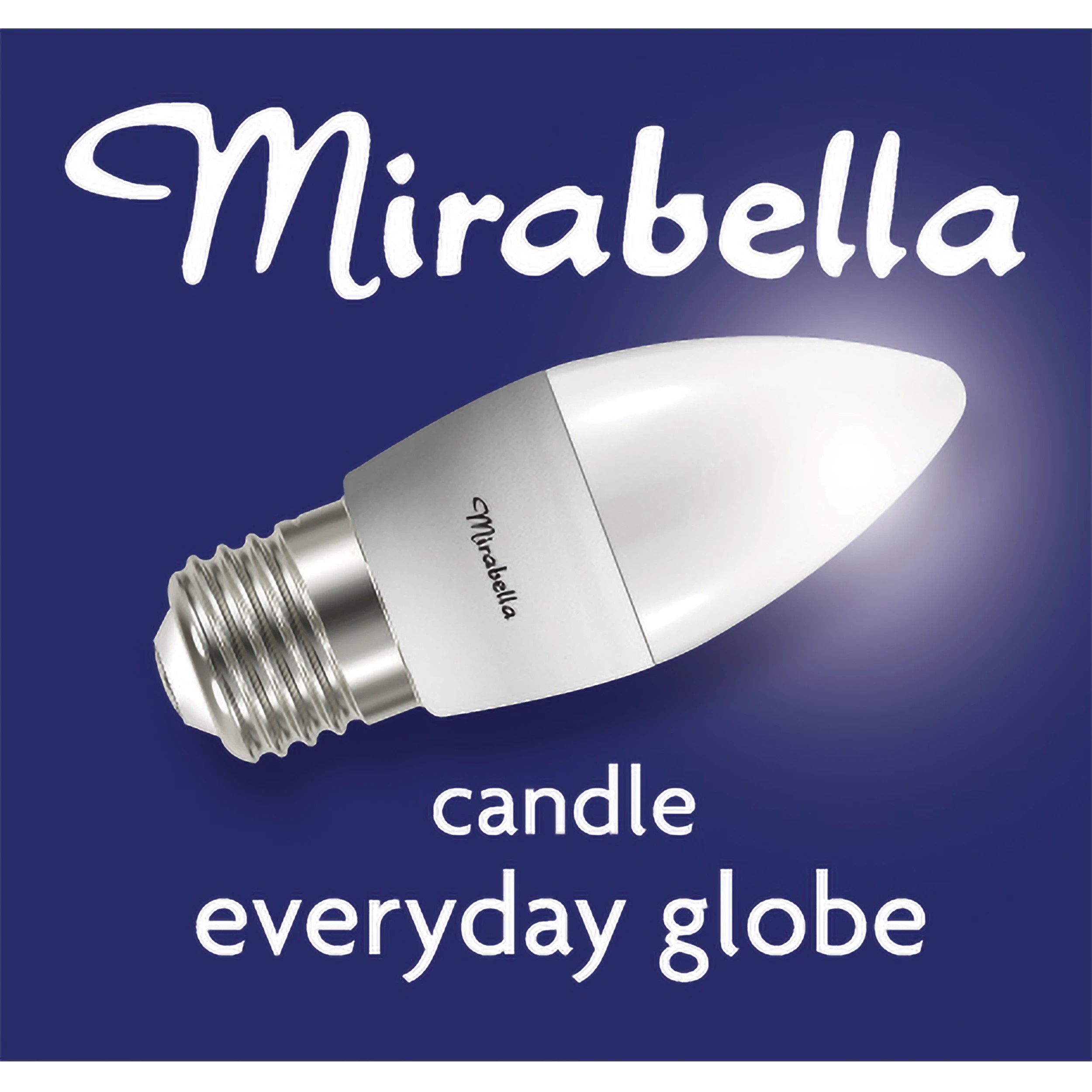 6 Mirabella E27 5W Warm White LED Candle Everyday Globe, 6 of 6