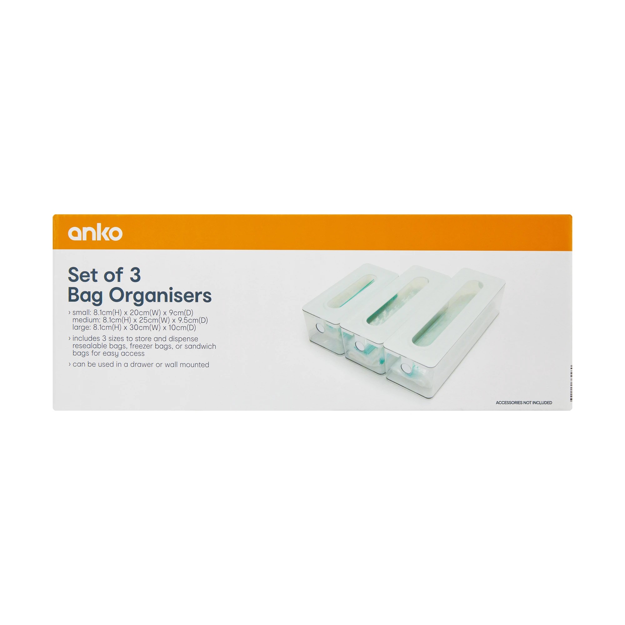 8 Set of 3 Bag Organisers, 8 of 8