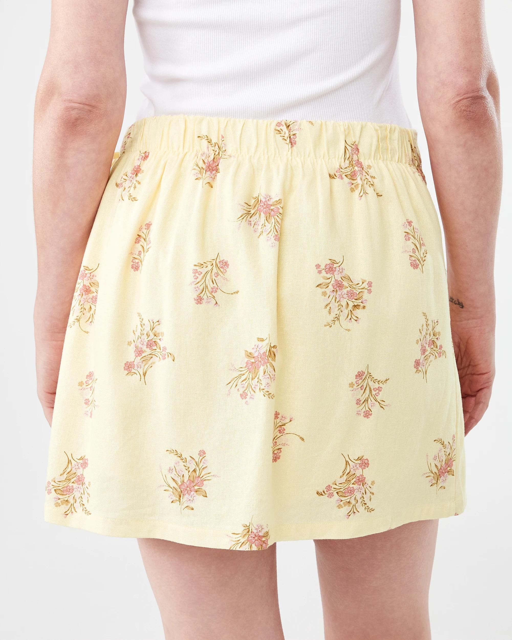 3 Wrap Mini Skort Ylw Bunch, 3 of 6