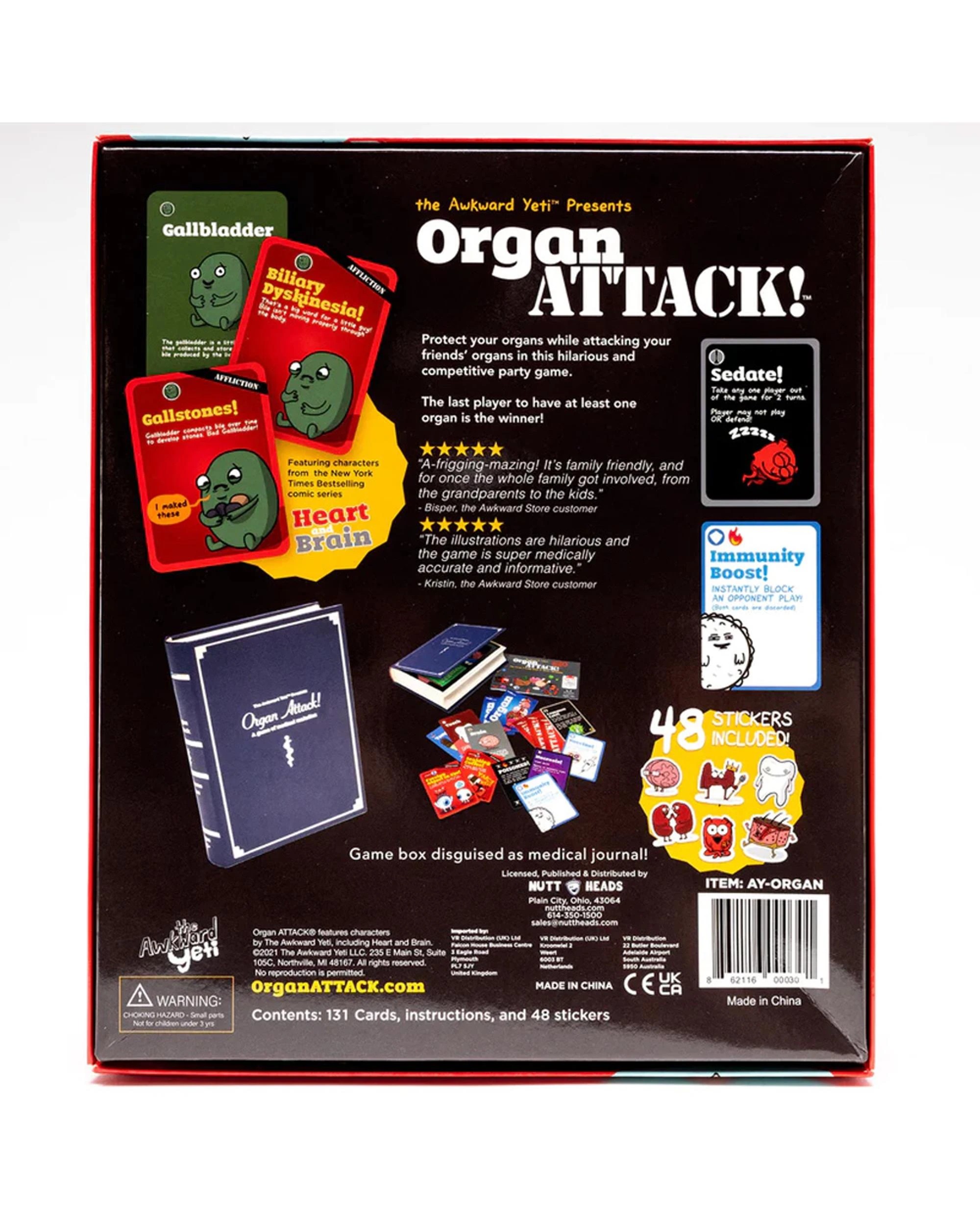 2 Organ Attack! Board Game, 2 of 4