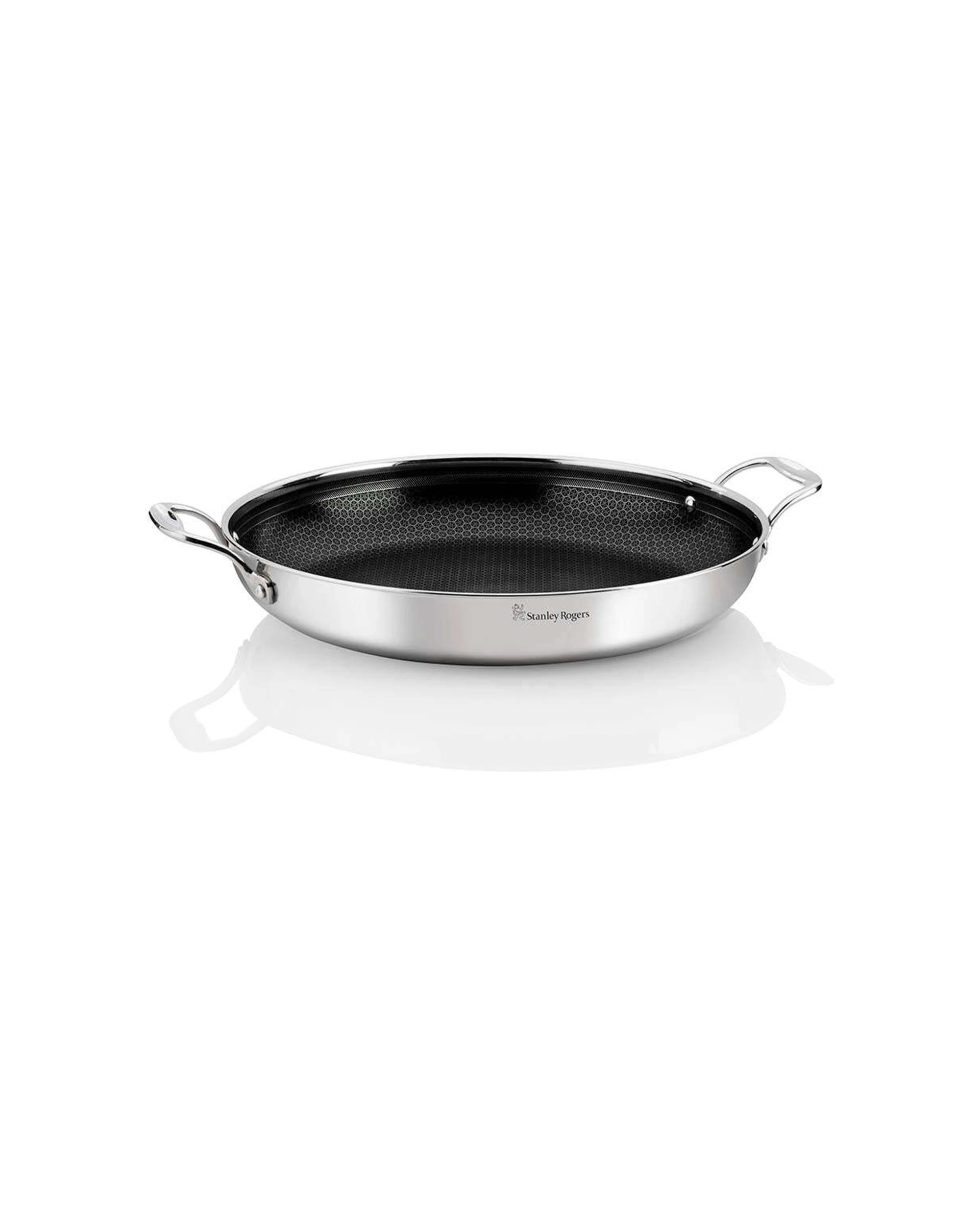 1 Stanley Rogers 36cm Matrix Induction/gas/electic Round Oven Safe Roasting Pan
 - Silver, 1 of 9