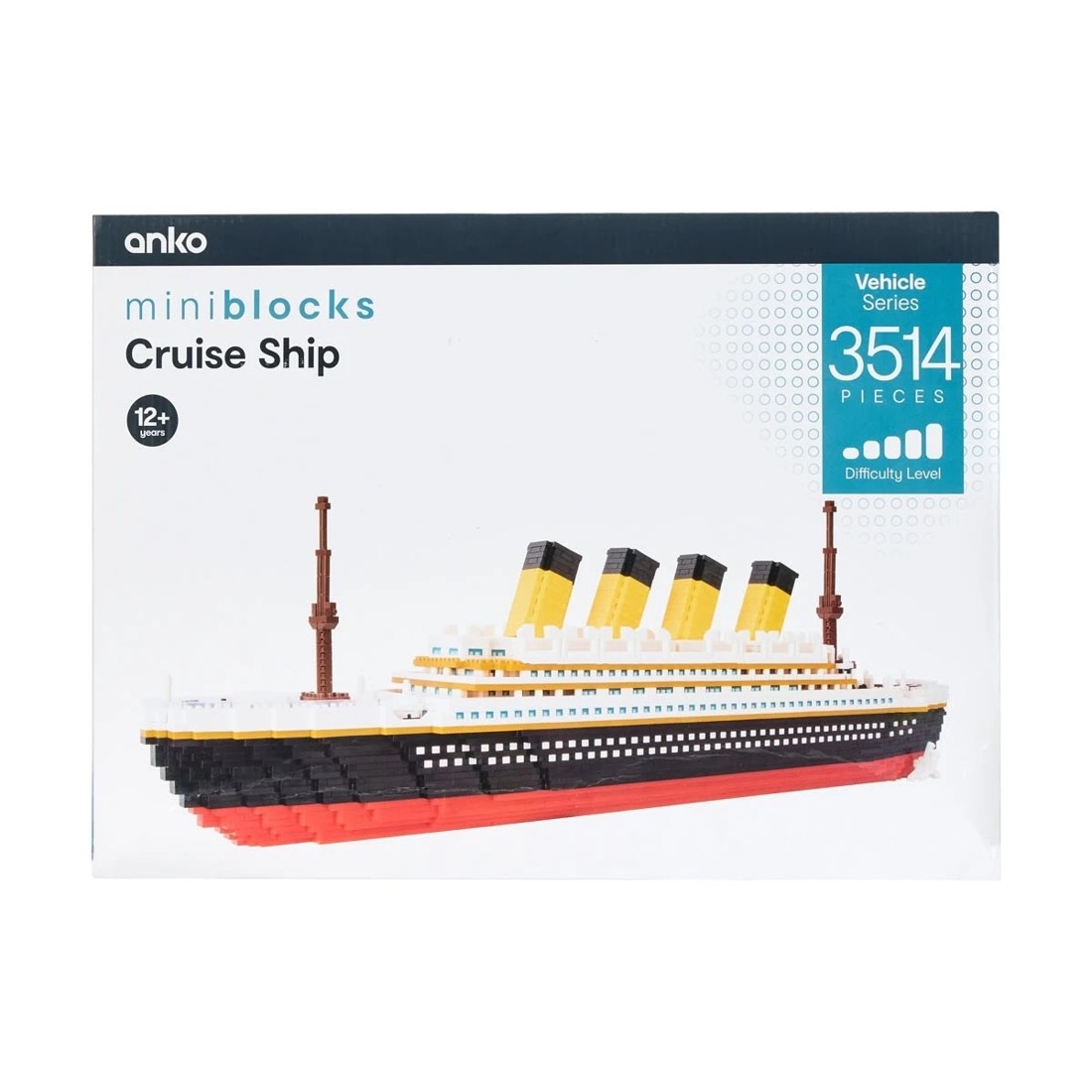 1 3514 Piece Mini Blocks Vehicle Series: Cruise Ship, 1 of 3
