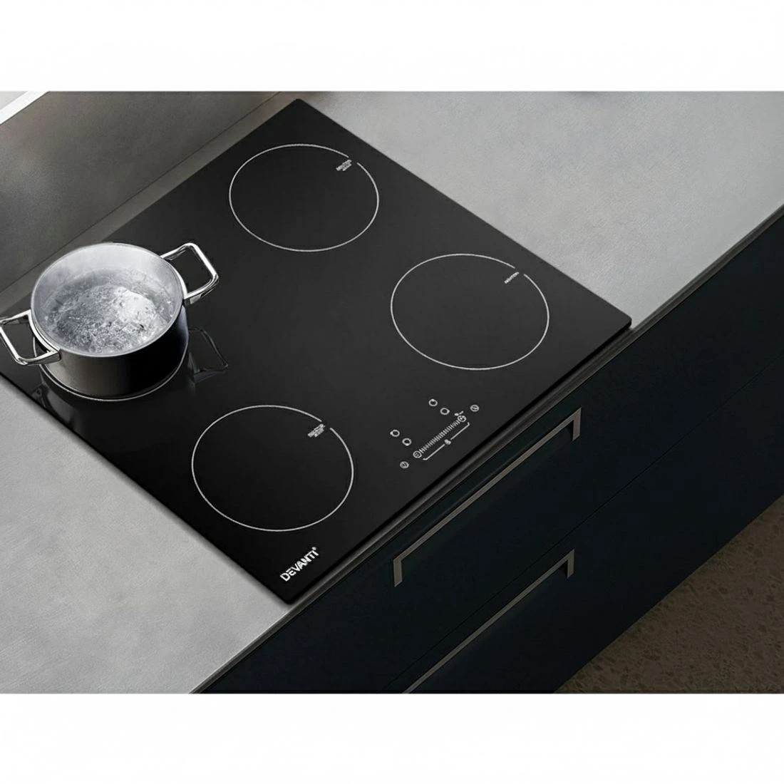 6 Devanti Induction Cooktop 60cm Electric Cooker - Black, 6 of 6