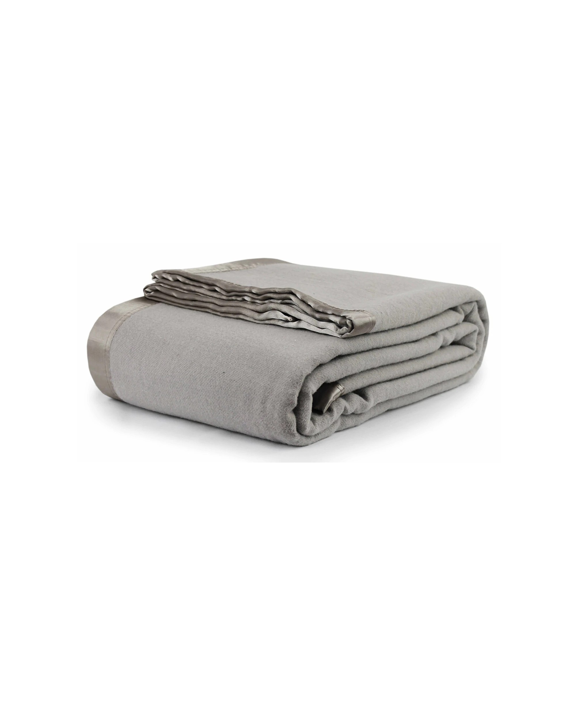 2 Jason Commercial Single Double Bed Australian Wool Blanket 200x258cm Platinum Silver
 - Grey, 2 of 3