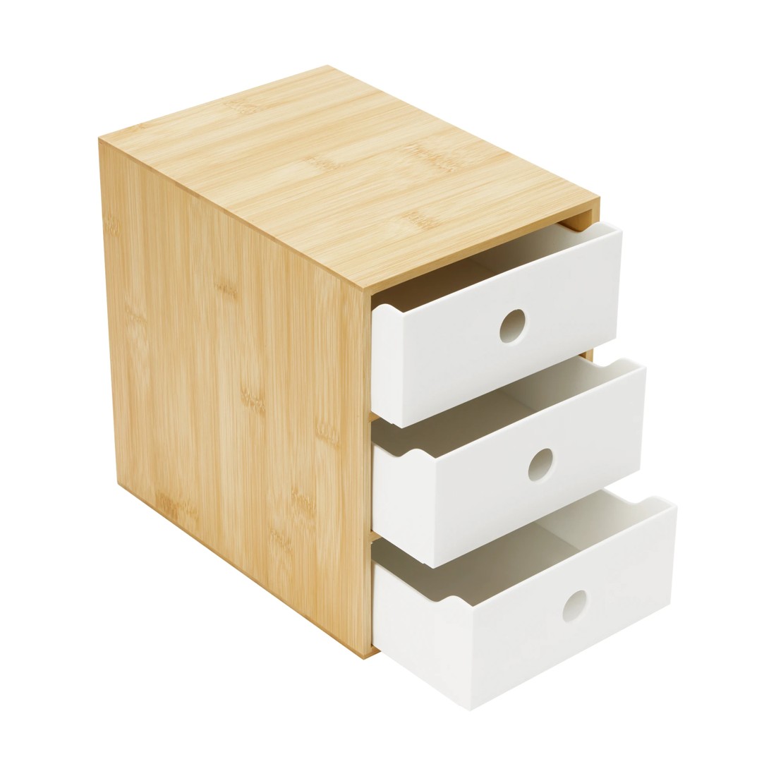 5 Bamboo and Plastic Vertical 3 Drawers, 5 of 7