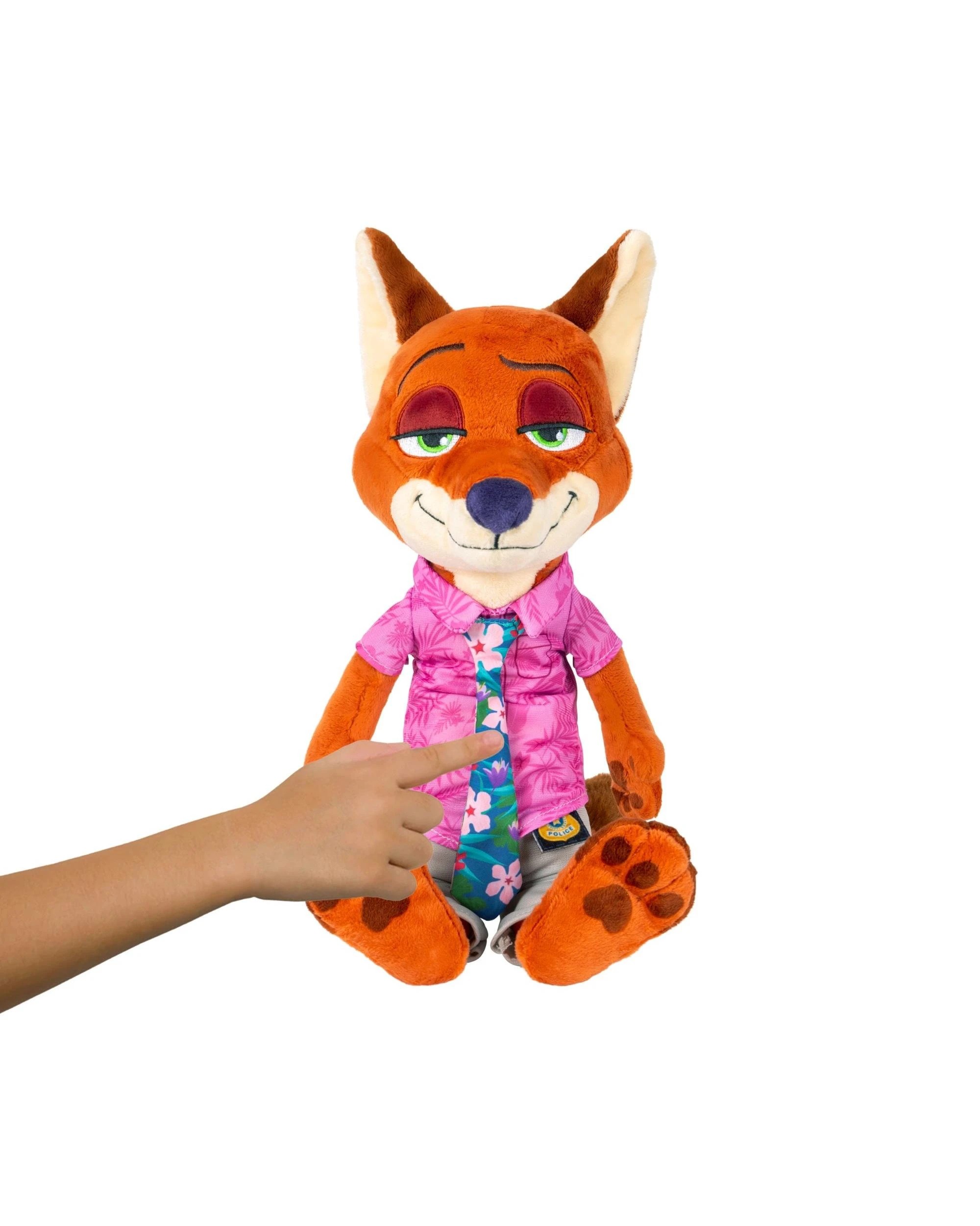 7 Disney Zootopia 2 Talking Nick Wilde 14 inch Scale Plush, 7 of 7