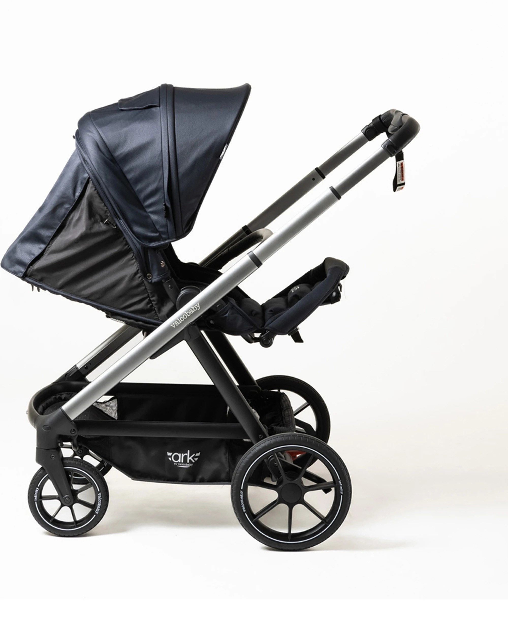 6 Valcobaby Ark Stroller Pram With Infinity Frame Onyx - Black, 6 of 7