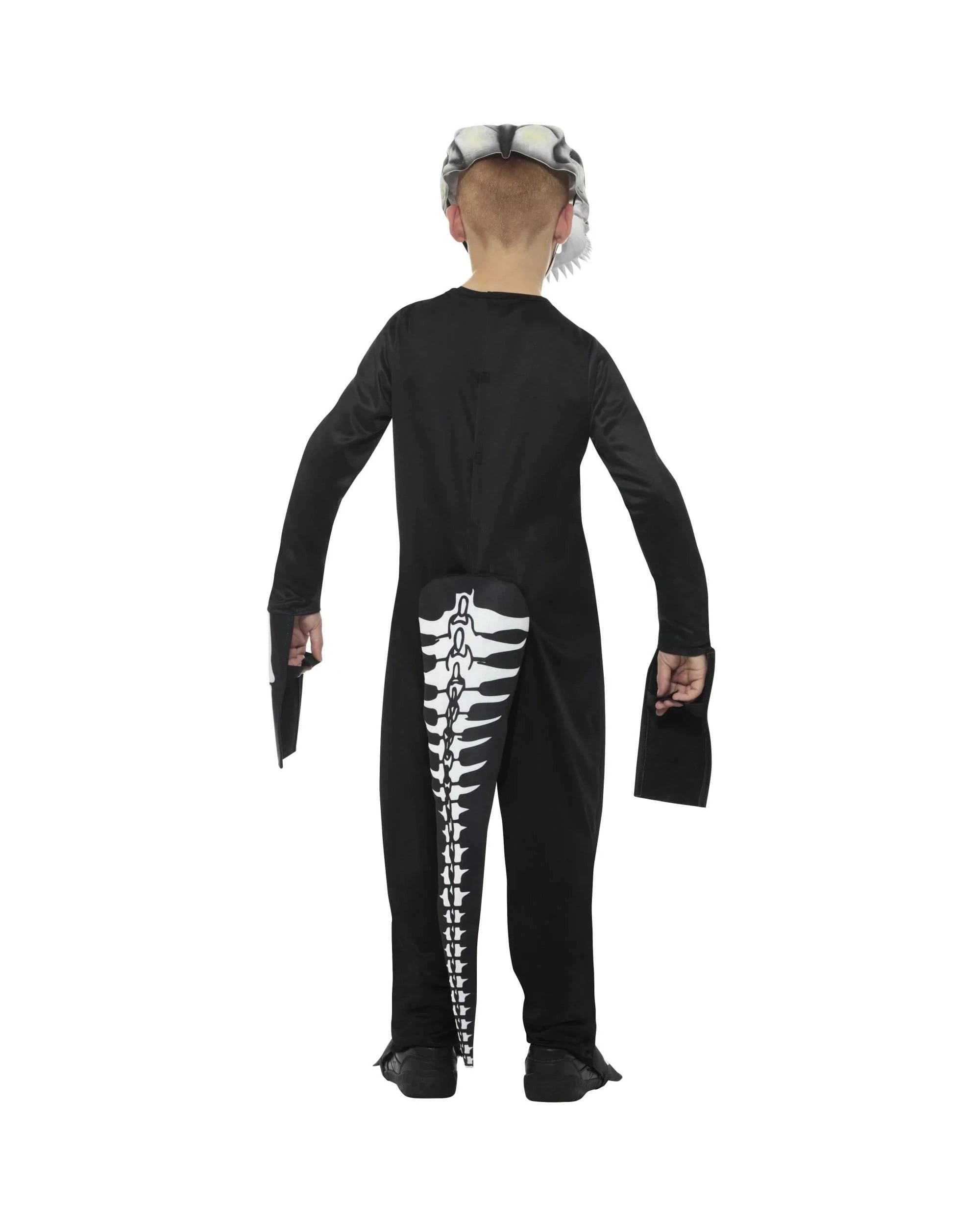 4 T-Rex Skeleton Deluxe Child Costume Size M 7-9 Years, 4 of 4
